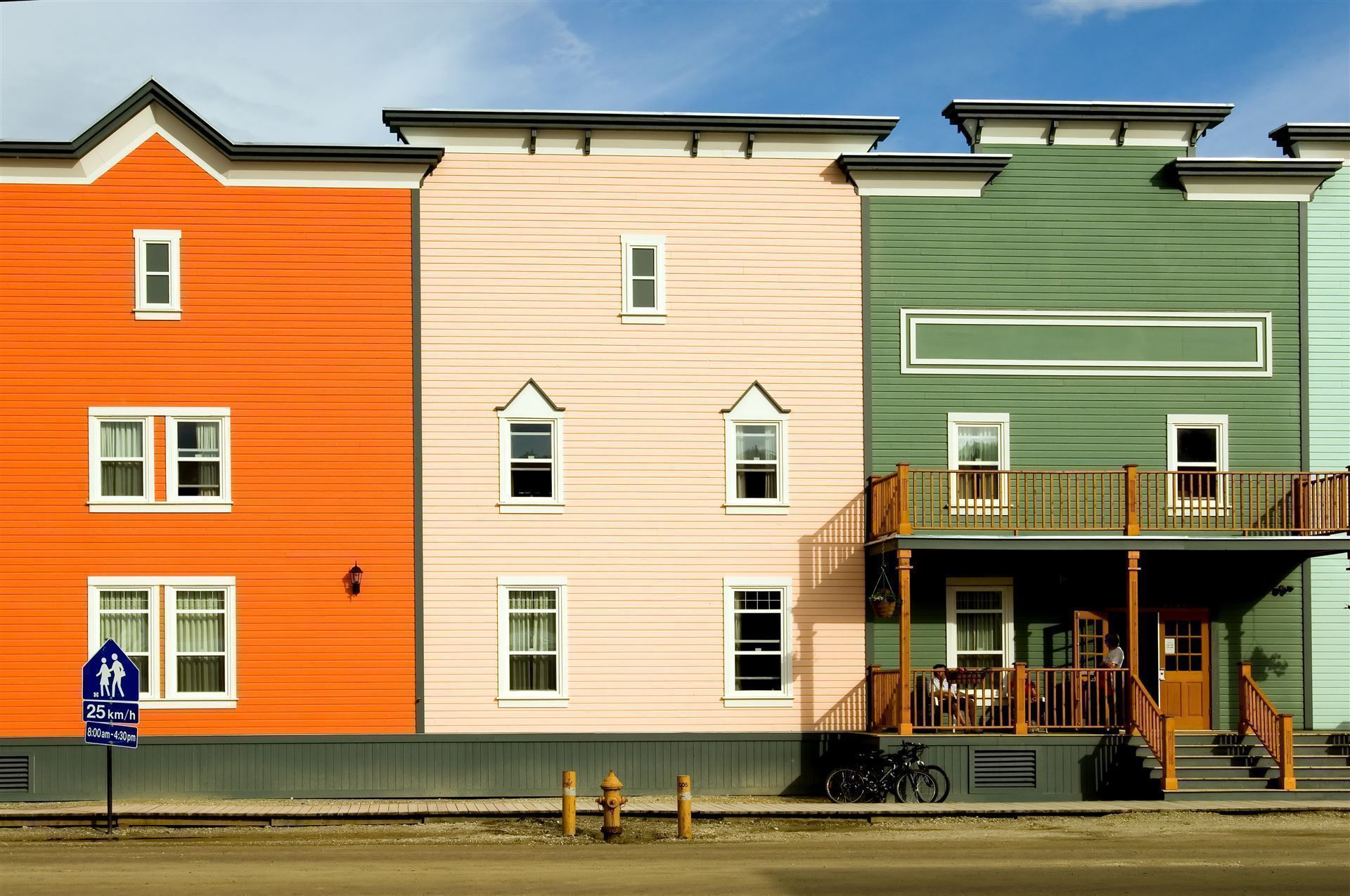 Straßenzug in Dawson City