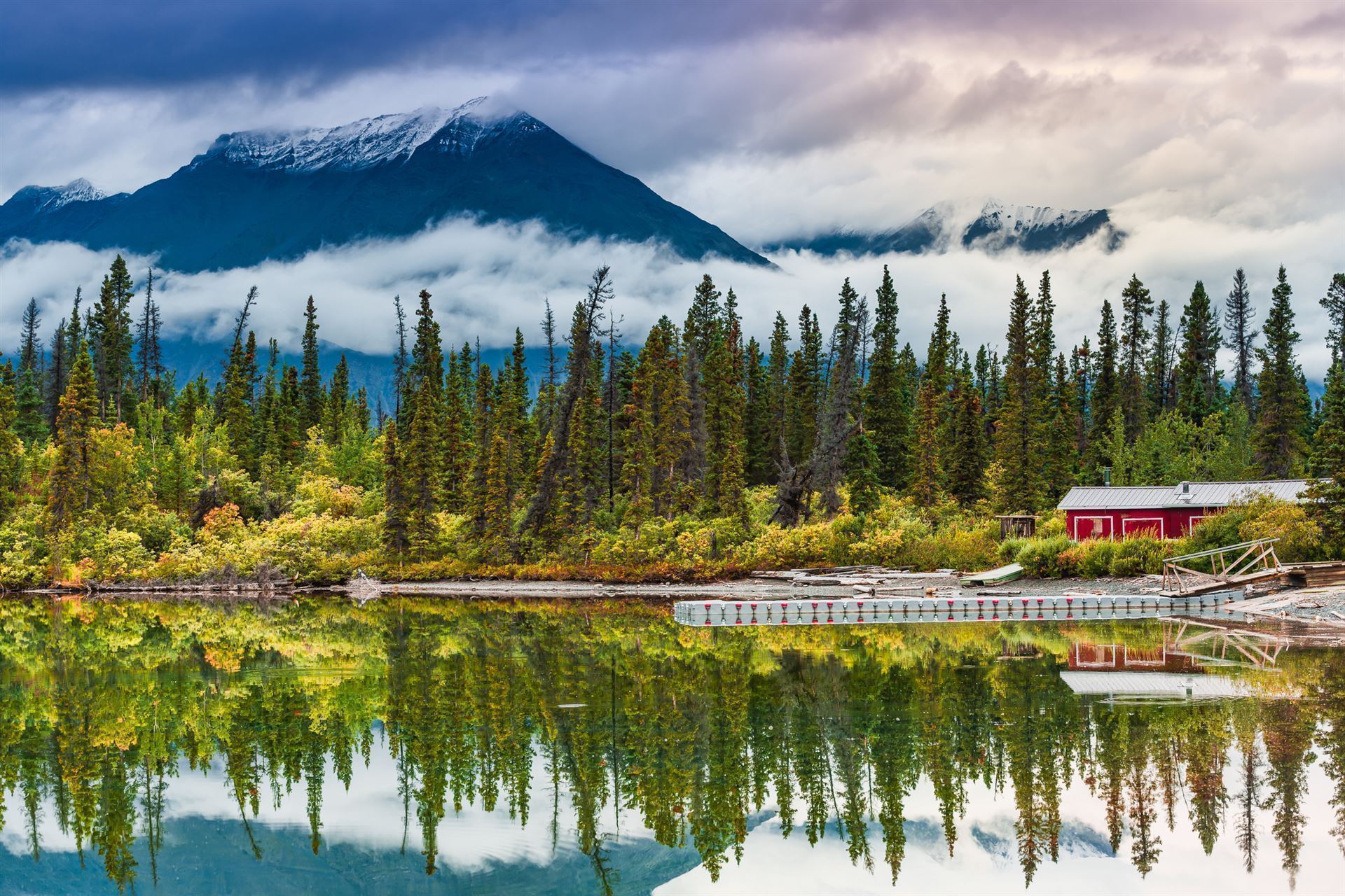 Herbst am Kluane Lake