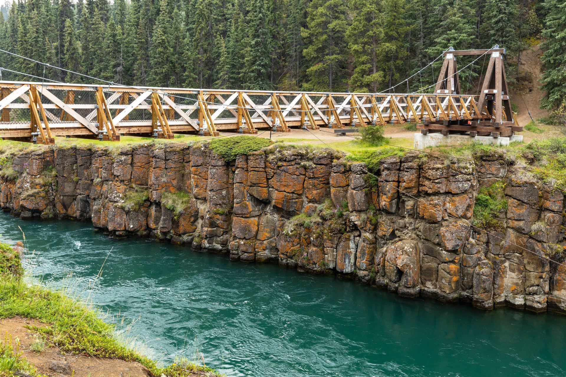 Brücke am Miles Canyon