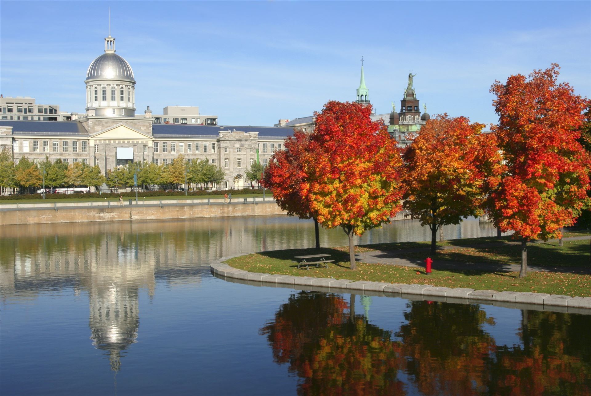 Ehemalige Markthalle Marché Bonsecours in Montréal
