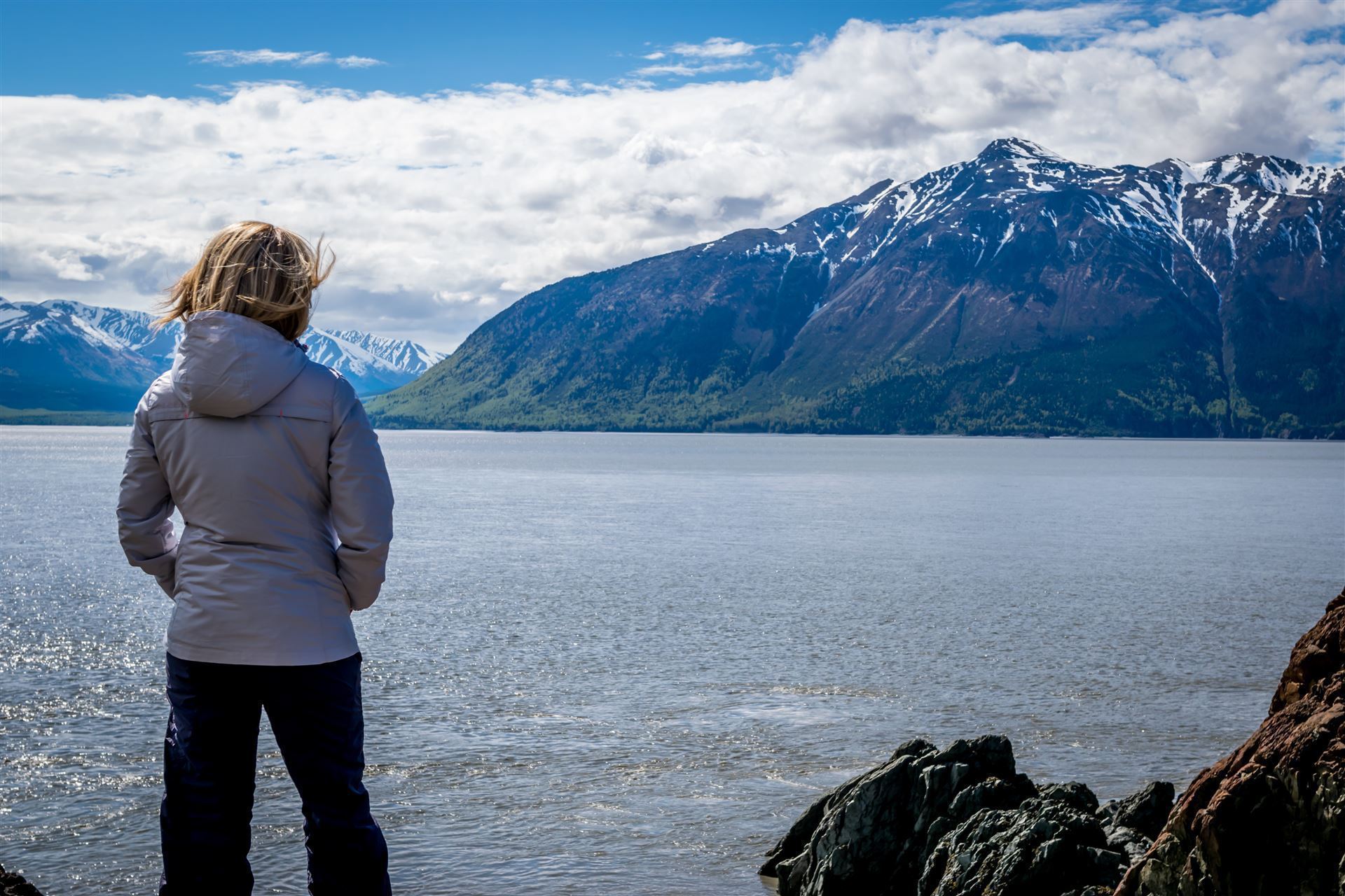 Blick auf den Turnagain Meeresarm bei Anchorage