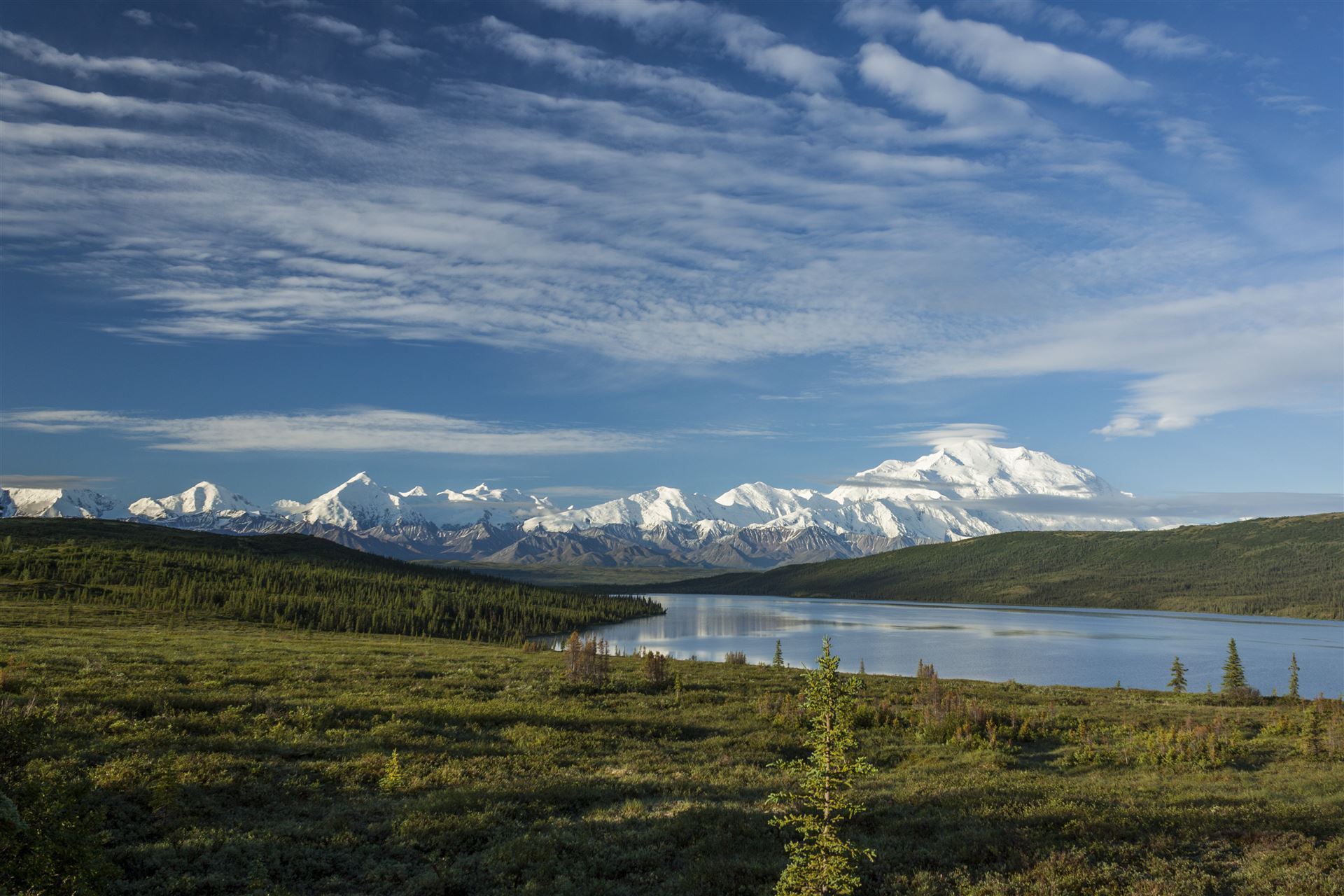 Wonder Lake im Denali Nationalpark
