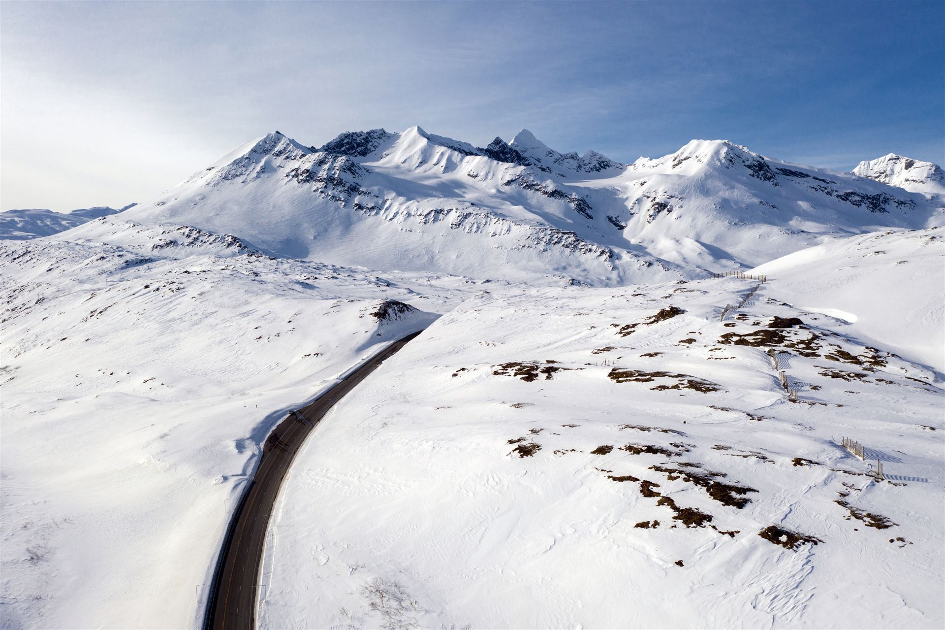 Richardson Highway am Thompson Pass