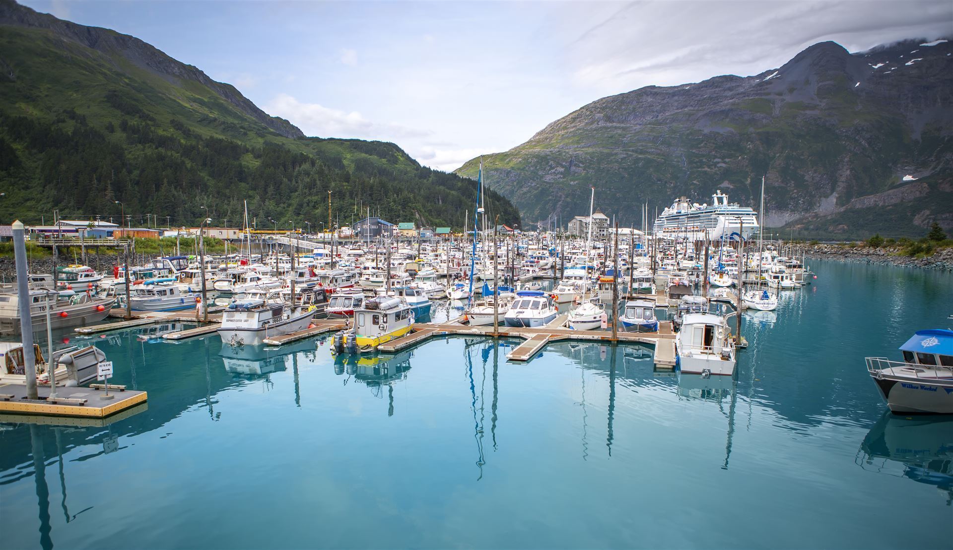 Hafen in Whittier