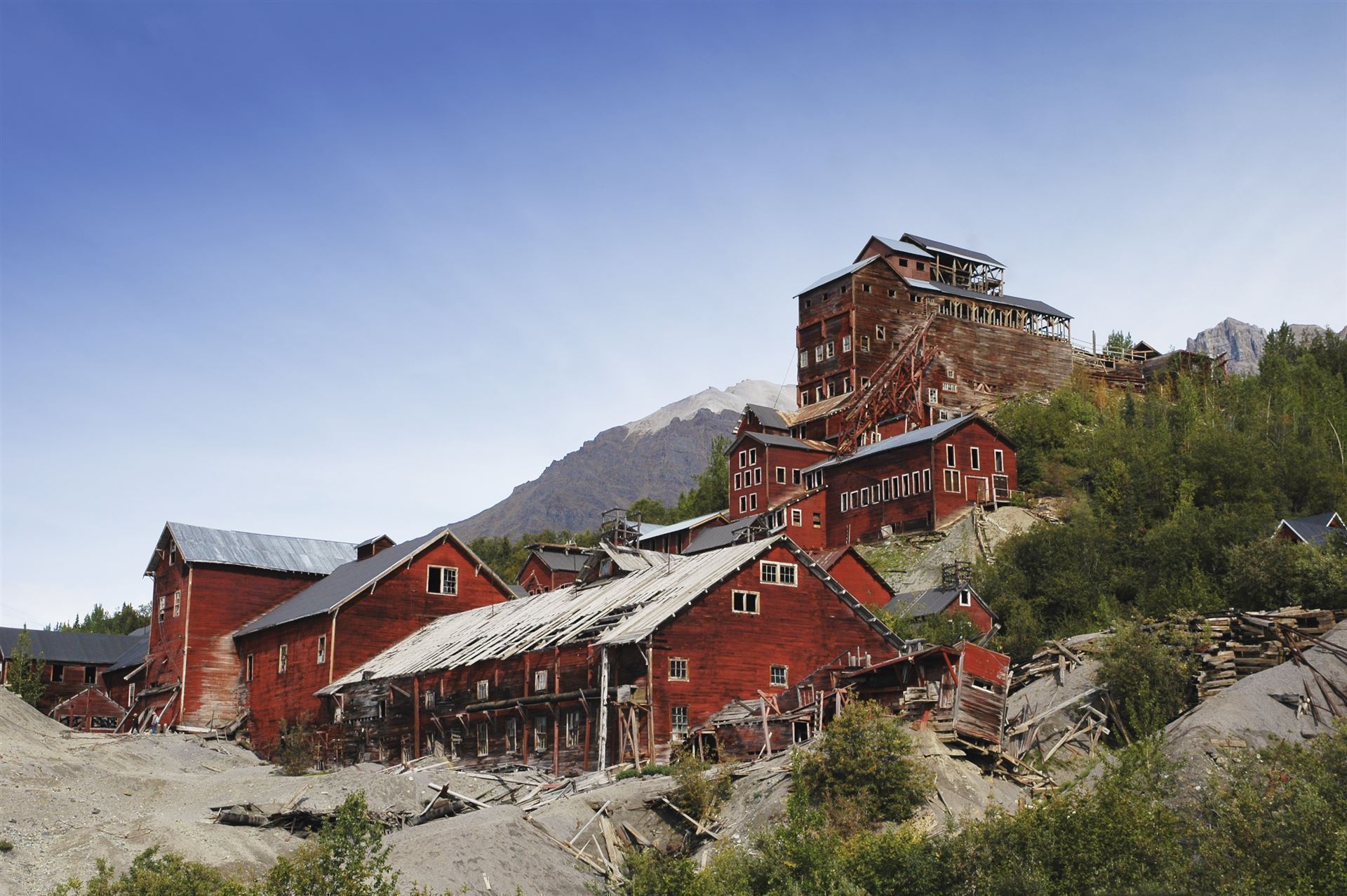 Verlassene Mine im Wrangall-St.-Elias-Nationalpark