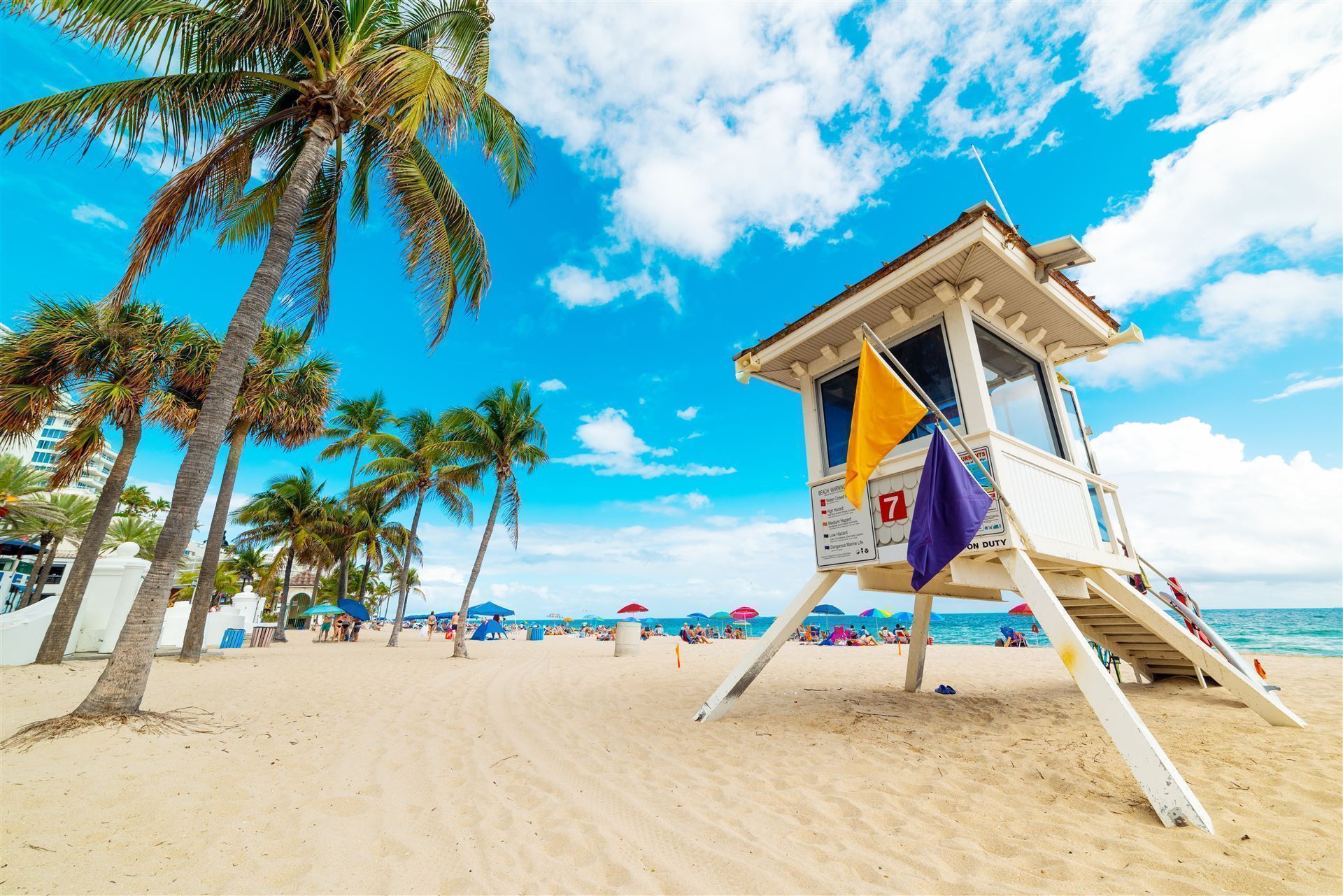 Wachturm am Strand Fort von Lauderdale