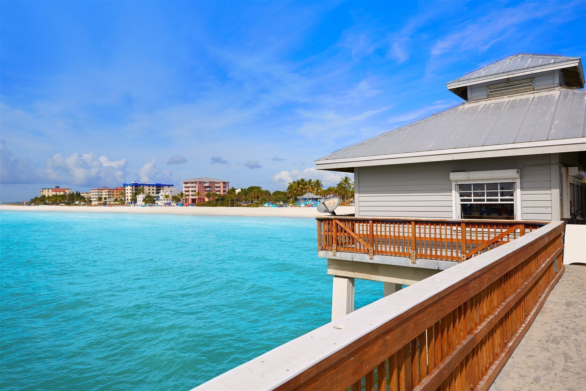 Blick vom Pier auf Fort Myers