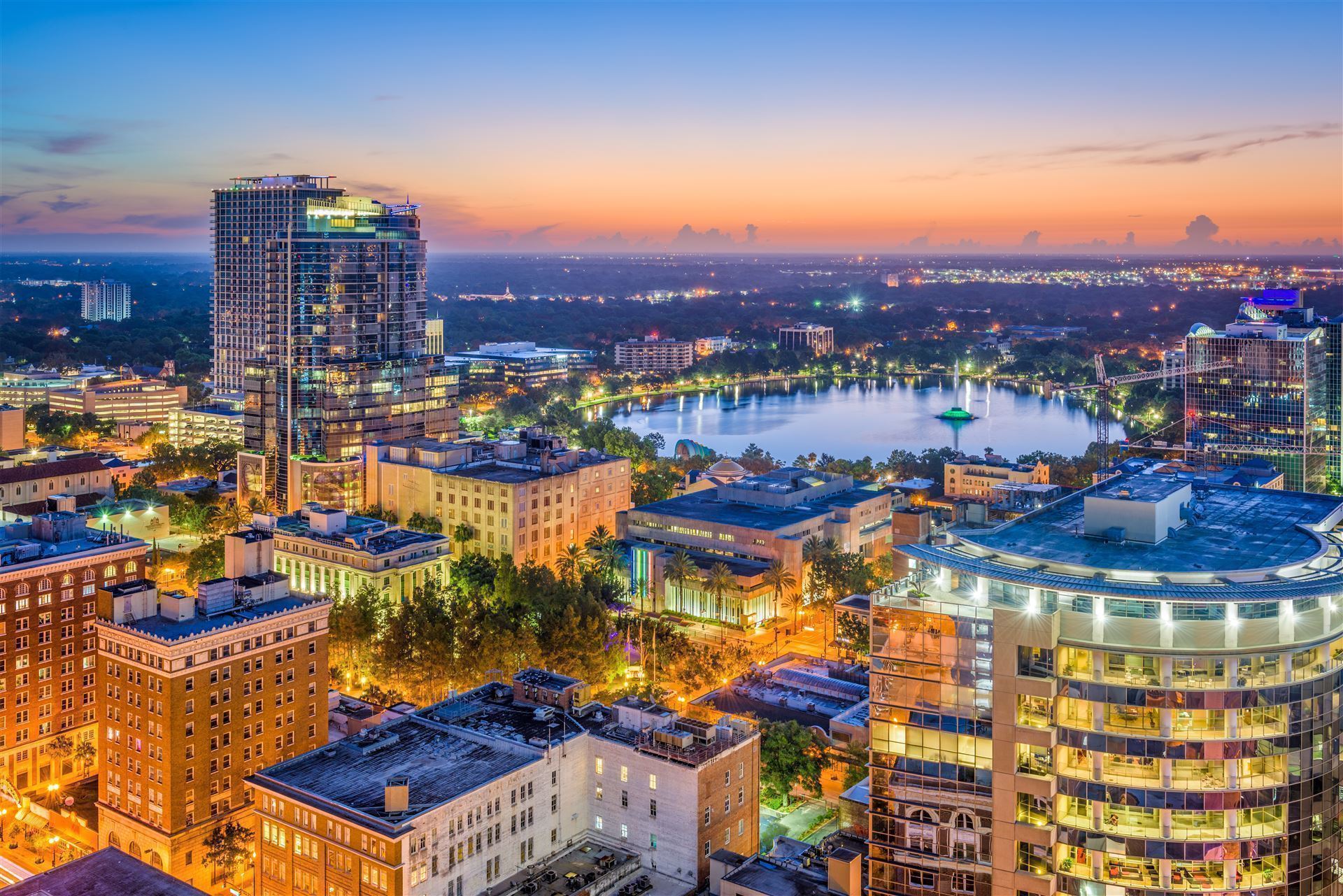 Orlando am Abend