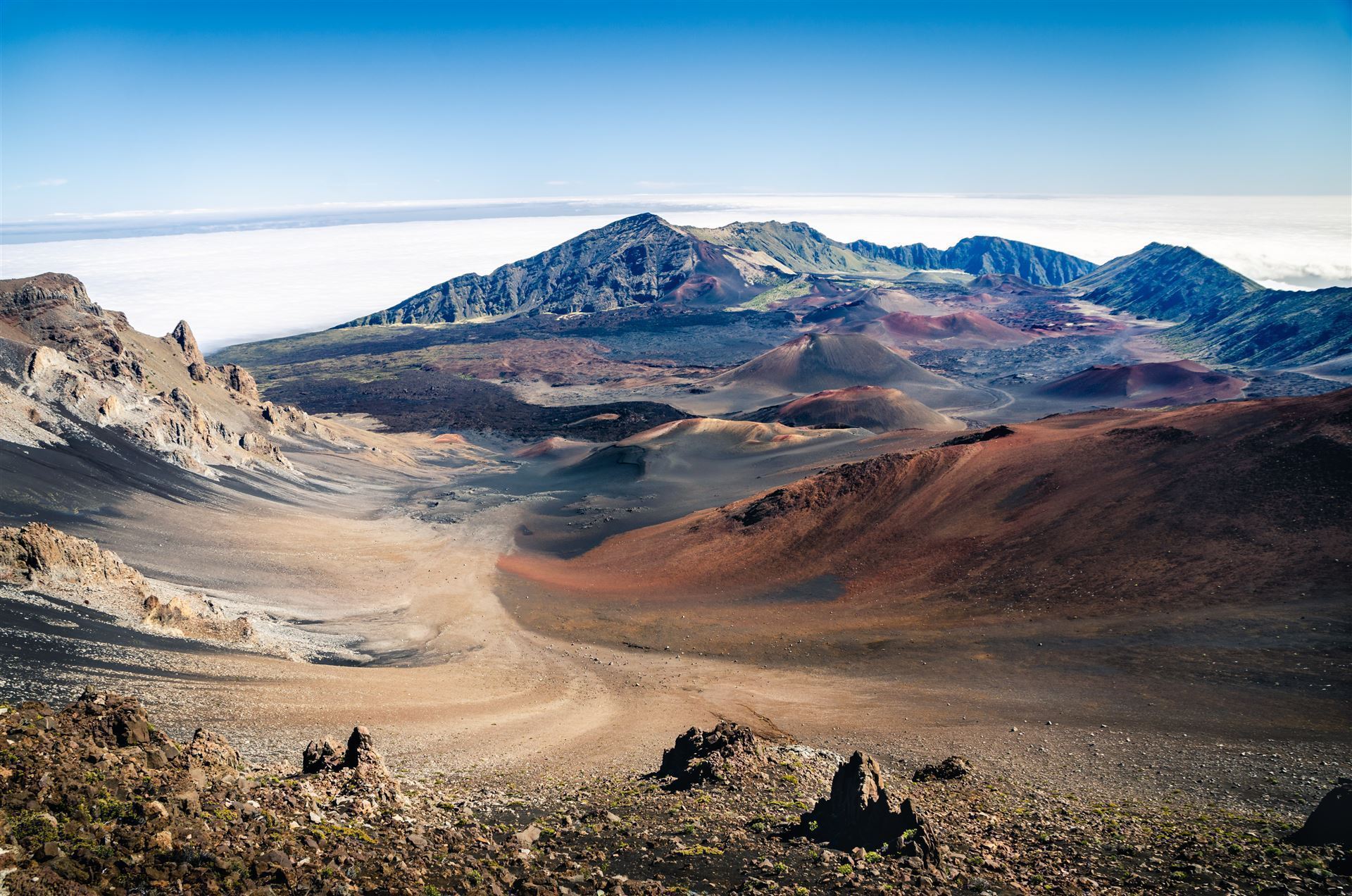 Mondlandschaften am Haleakala Vulkan