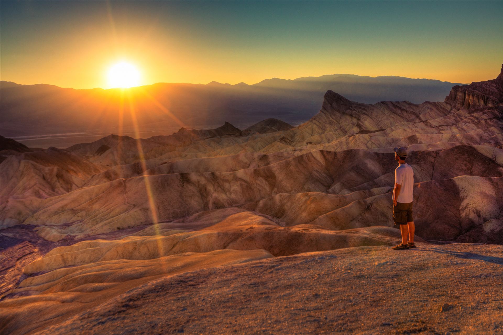 Atemberaubende Aussicht über das Death Valley