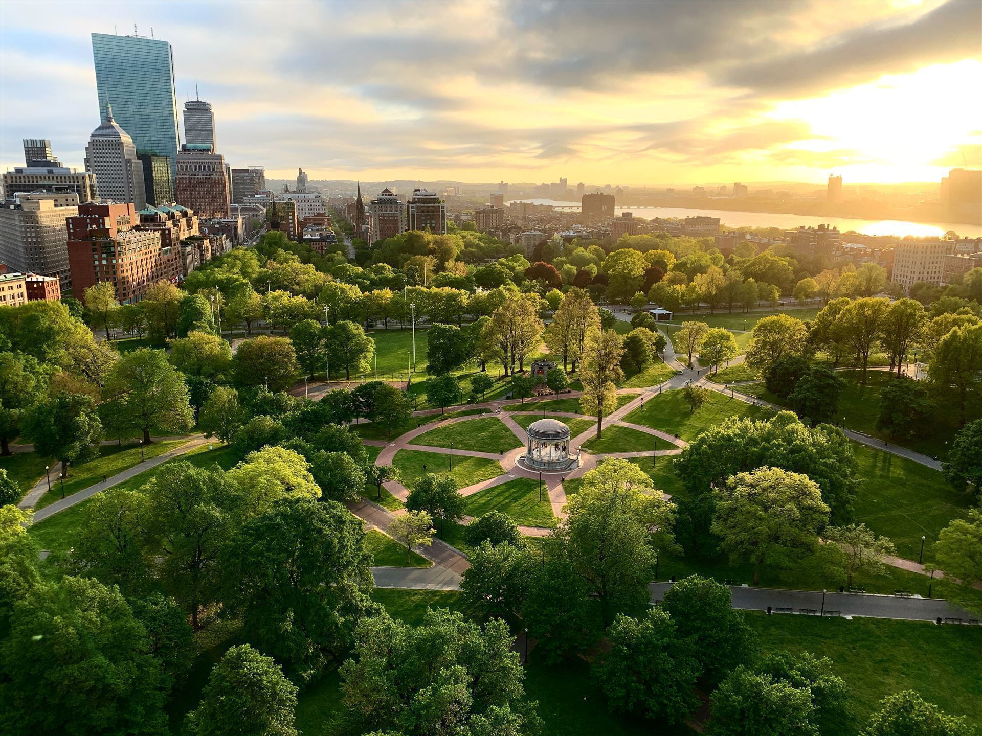 Blick auf den Boston Common