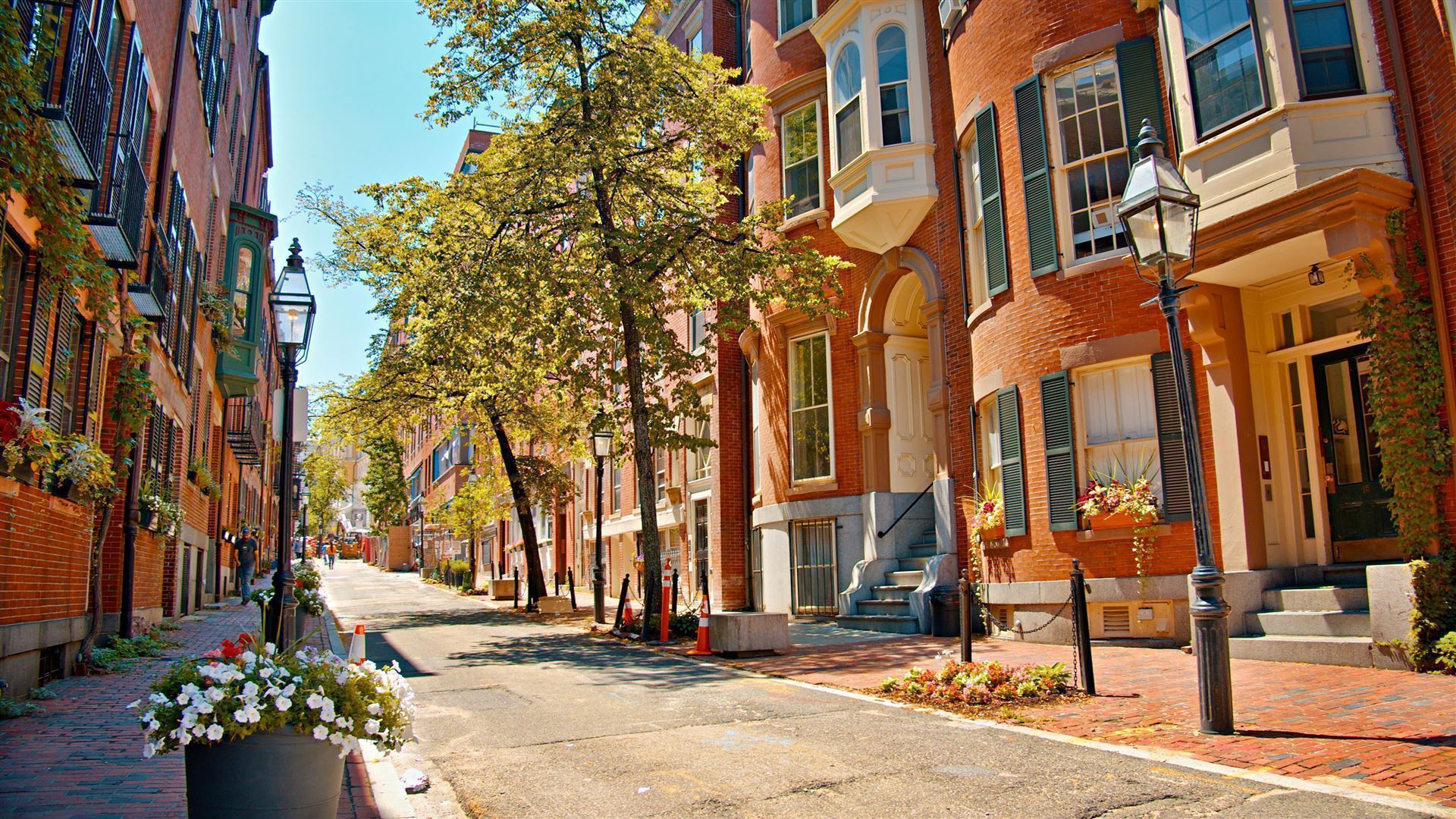 Narrow Street in Boston