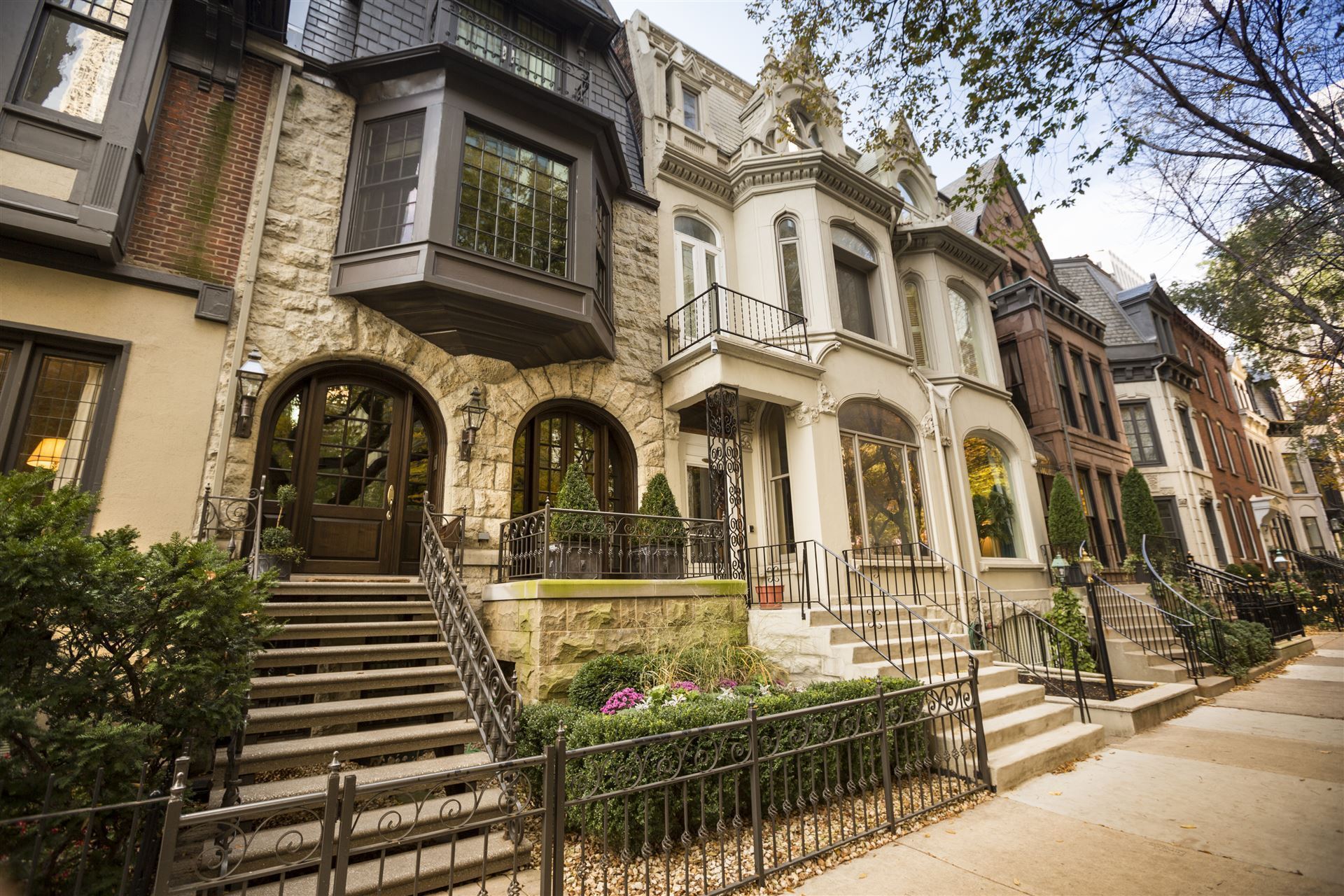 Historische Häuser in Chicago