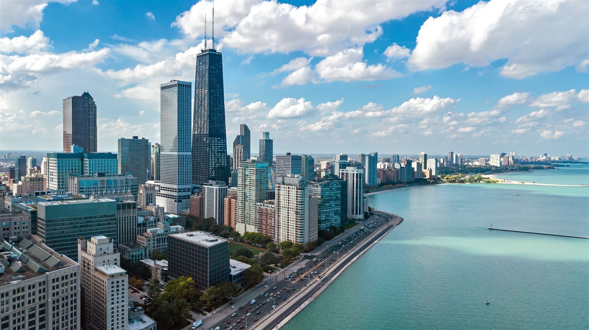 Chicago am Lake Michigan