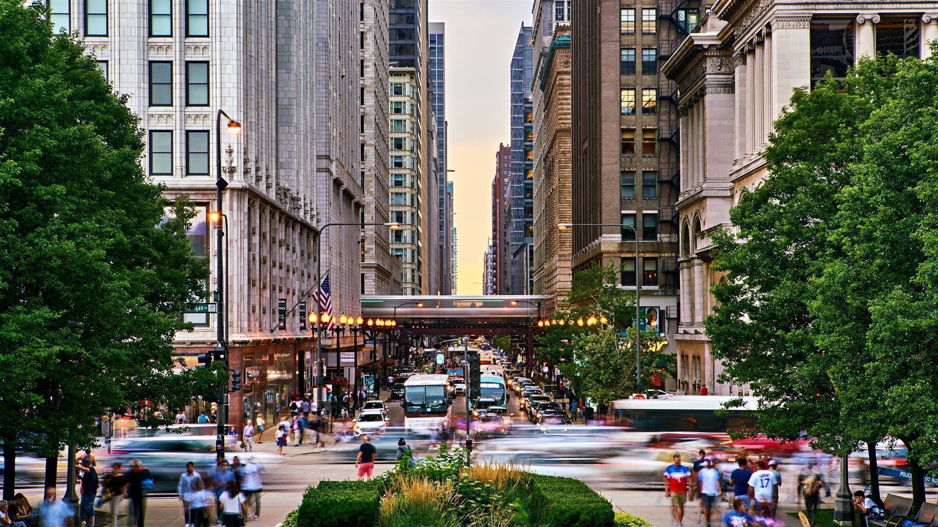 Impressionen aus dem Zentrum Chicagos