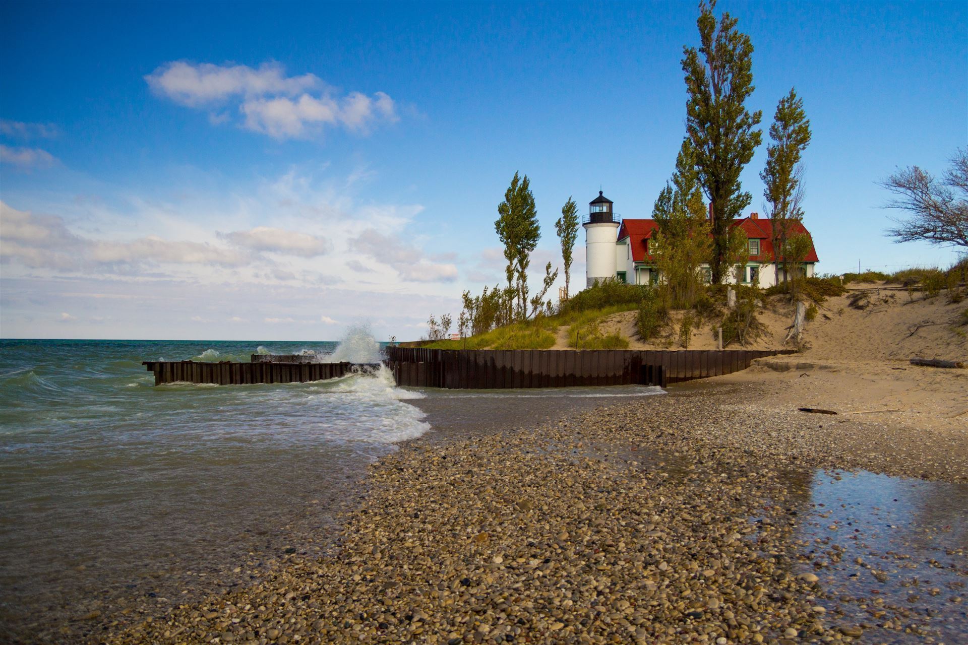 Point Betsie Leuchtturm am Lake Michigan