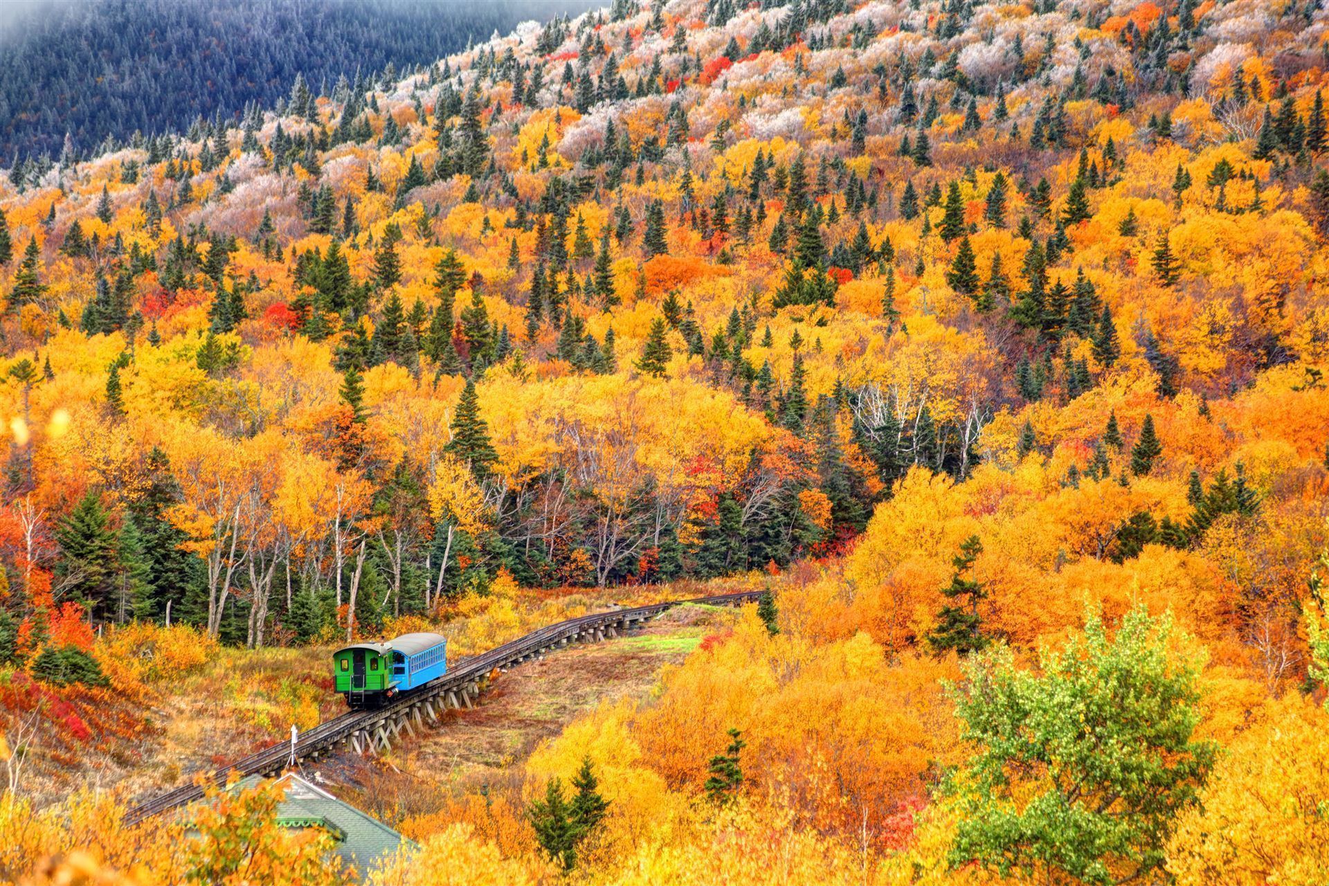 Zahnradbahn zum Mt. Washington