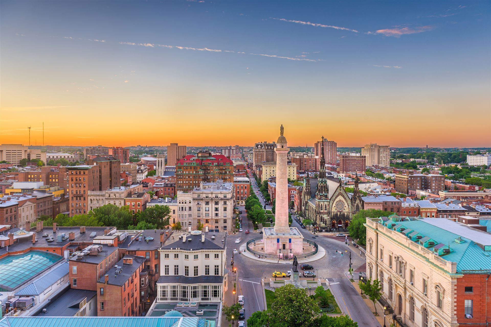 Mt. Vernon & Washington Monument Baltimore