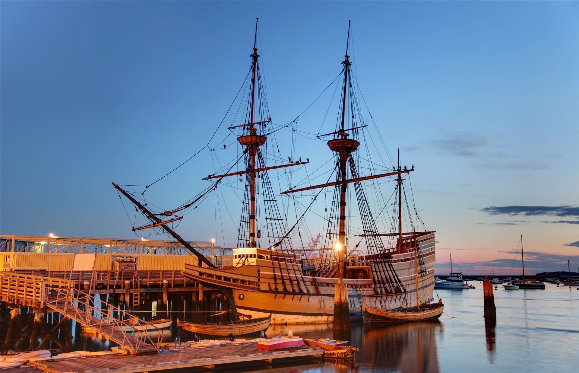 Mayflower II in Plymouth
