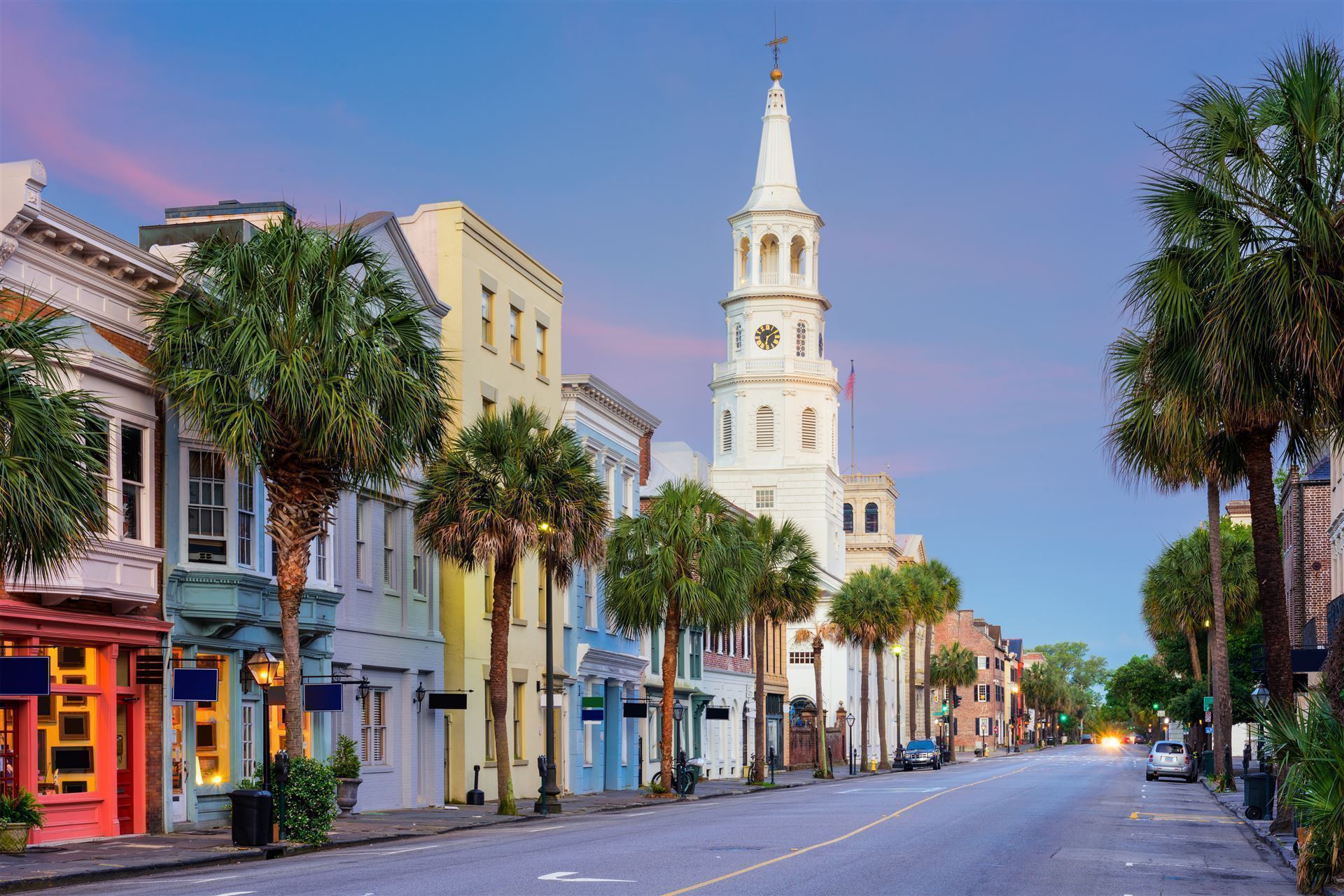 French Quarter mit St. Michael's Church
