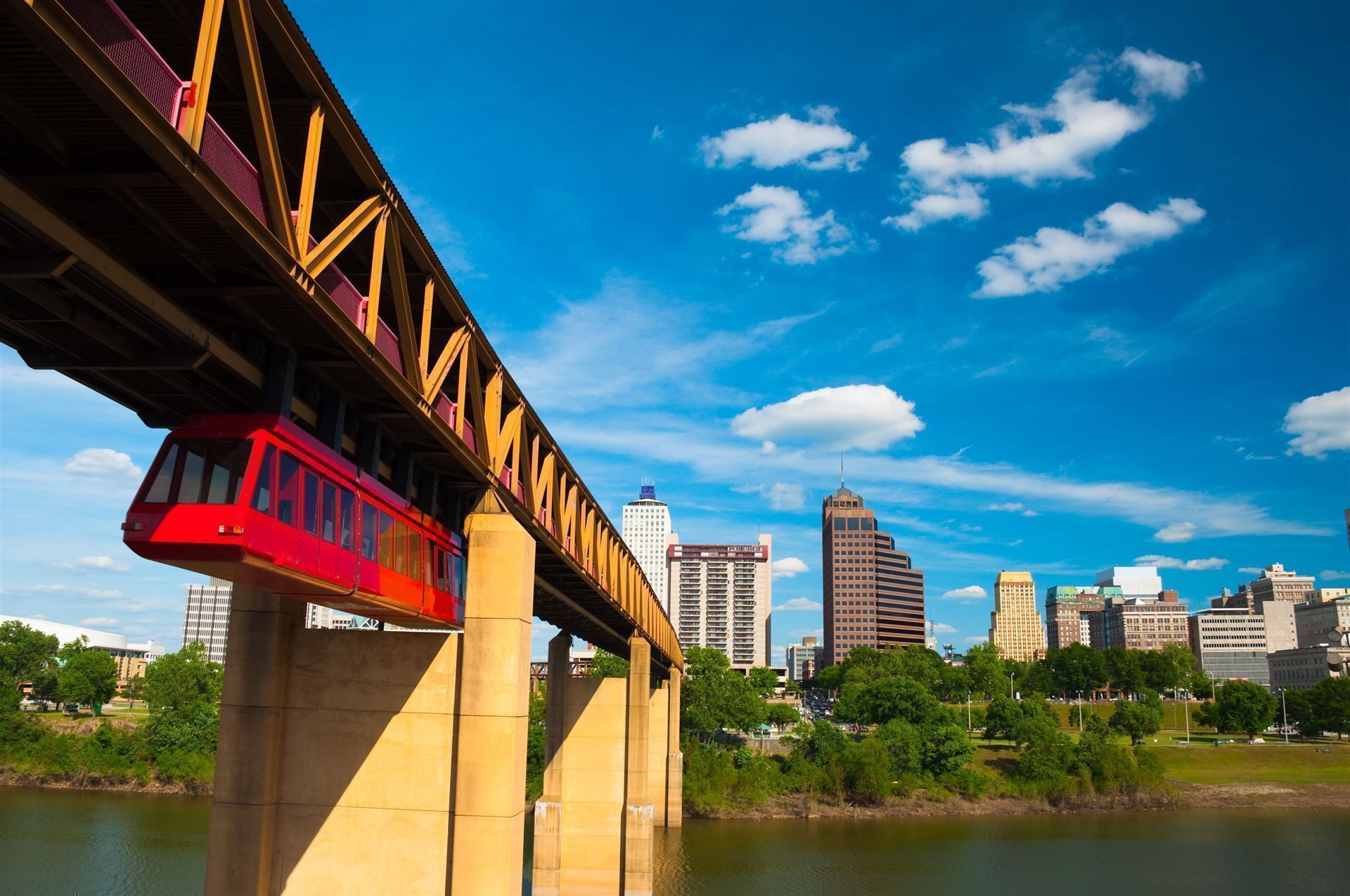 Monorail vom Mud Island River Park