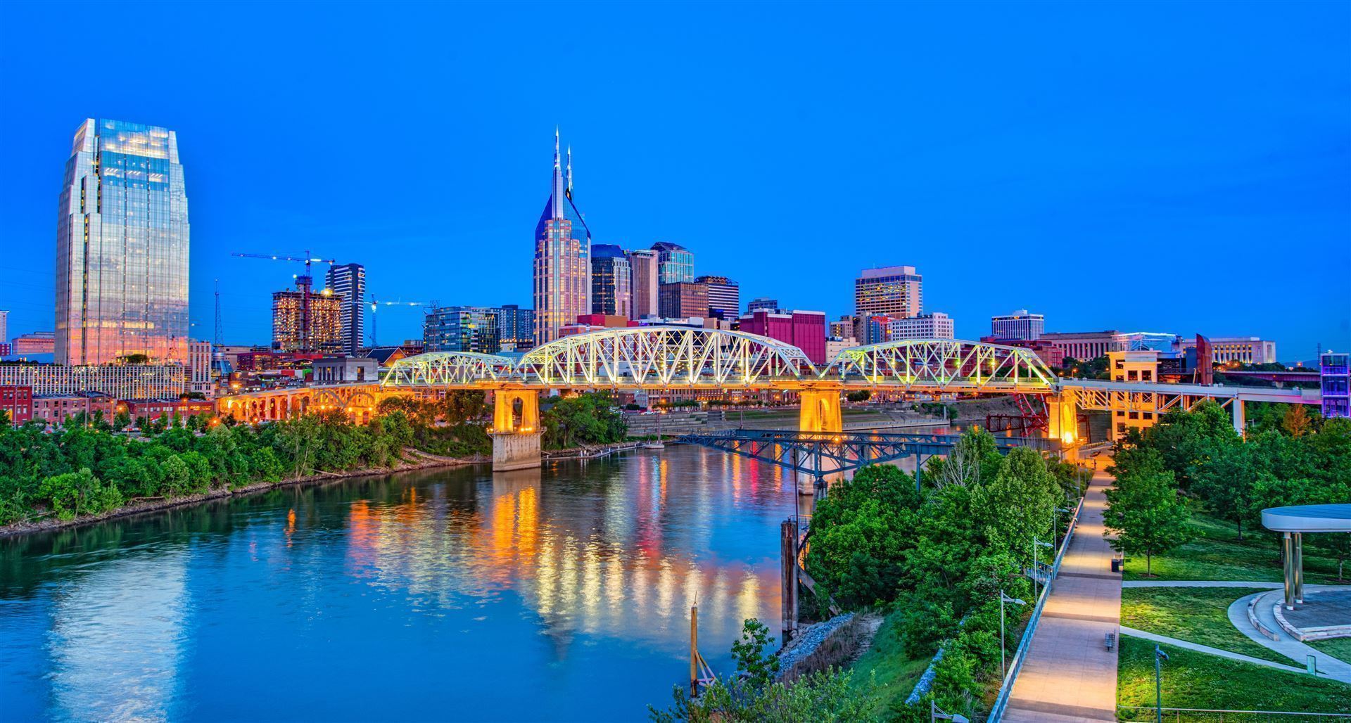 Skyline von Nashville in Tennessee