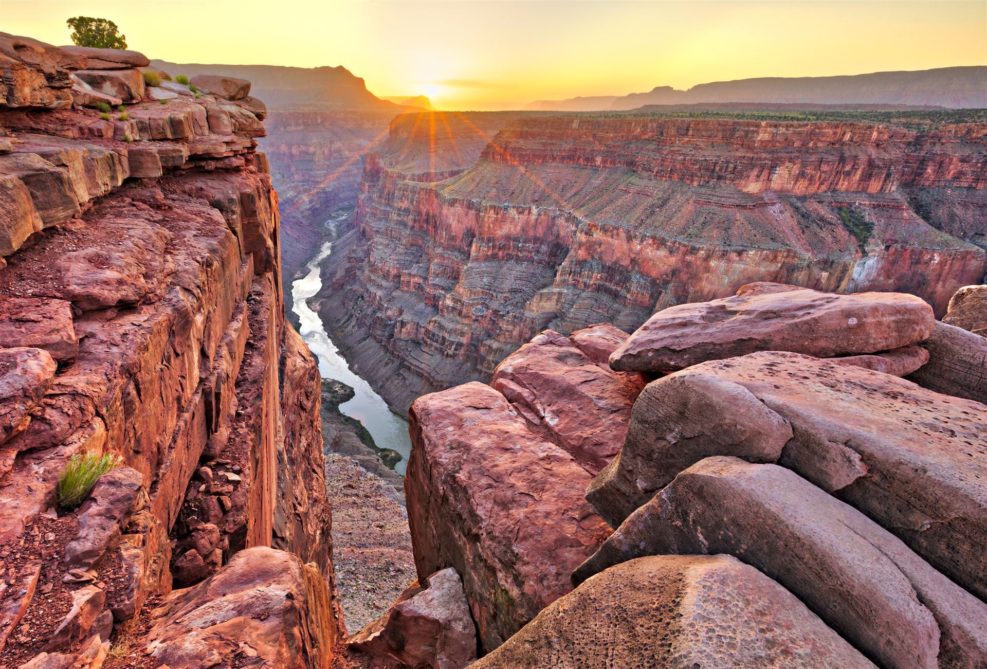 Sonnenuntergang am Grand Canyon
