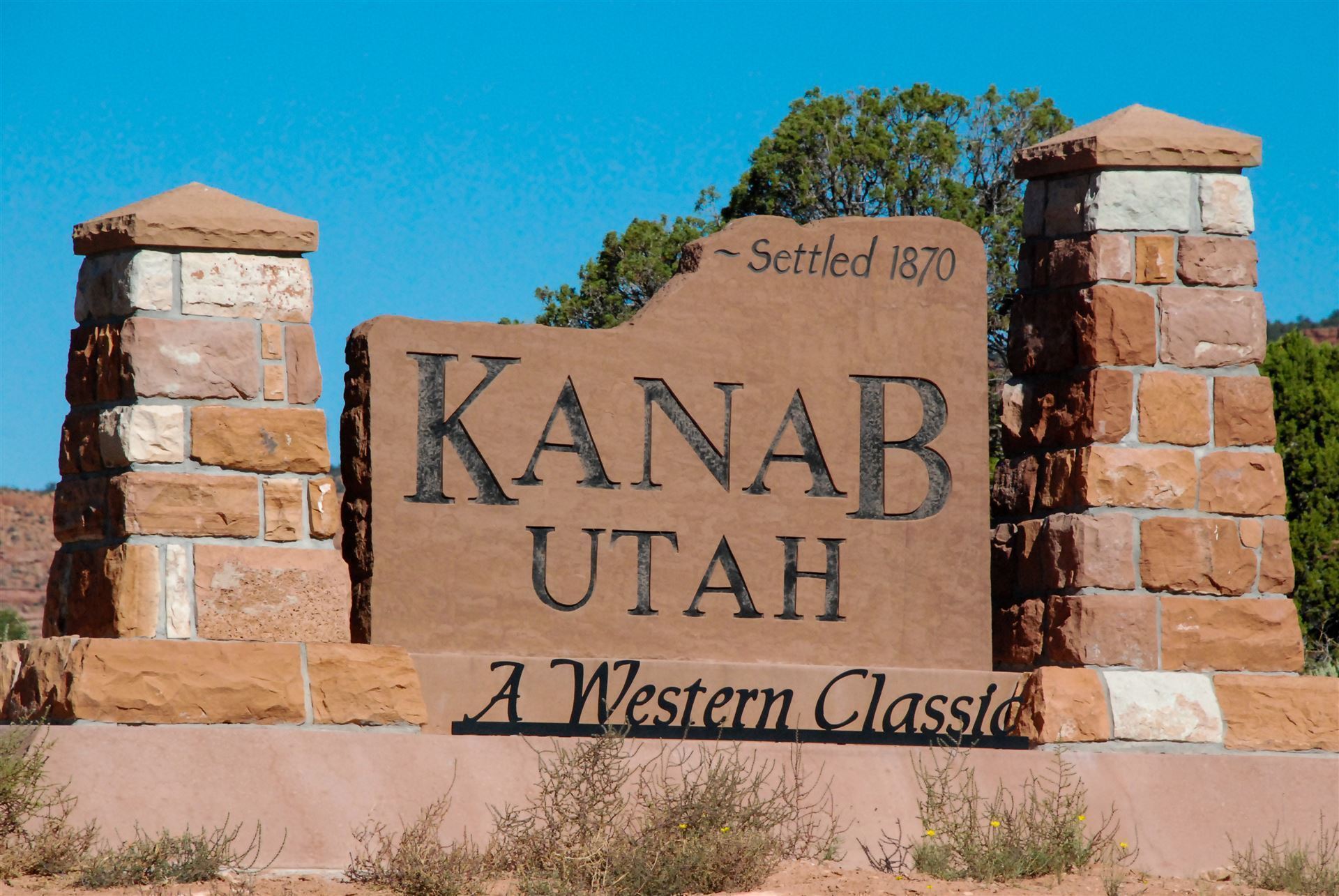 Kanab Eingangsschild