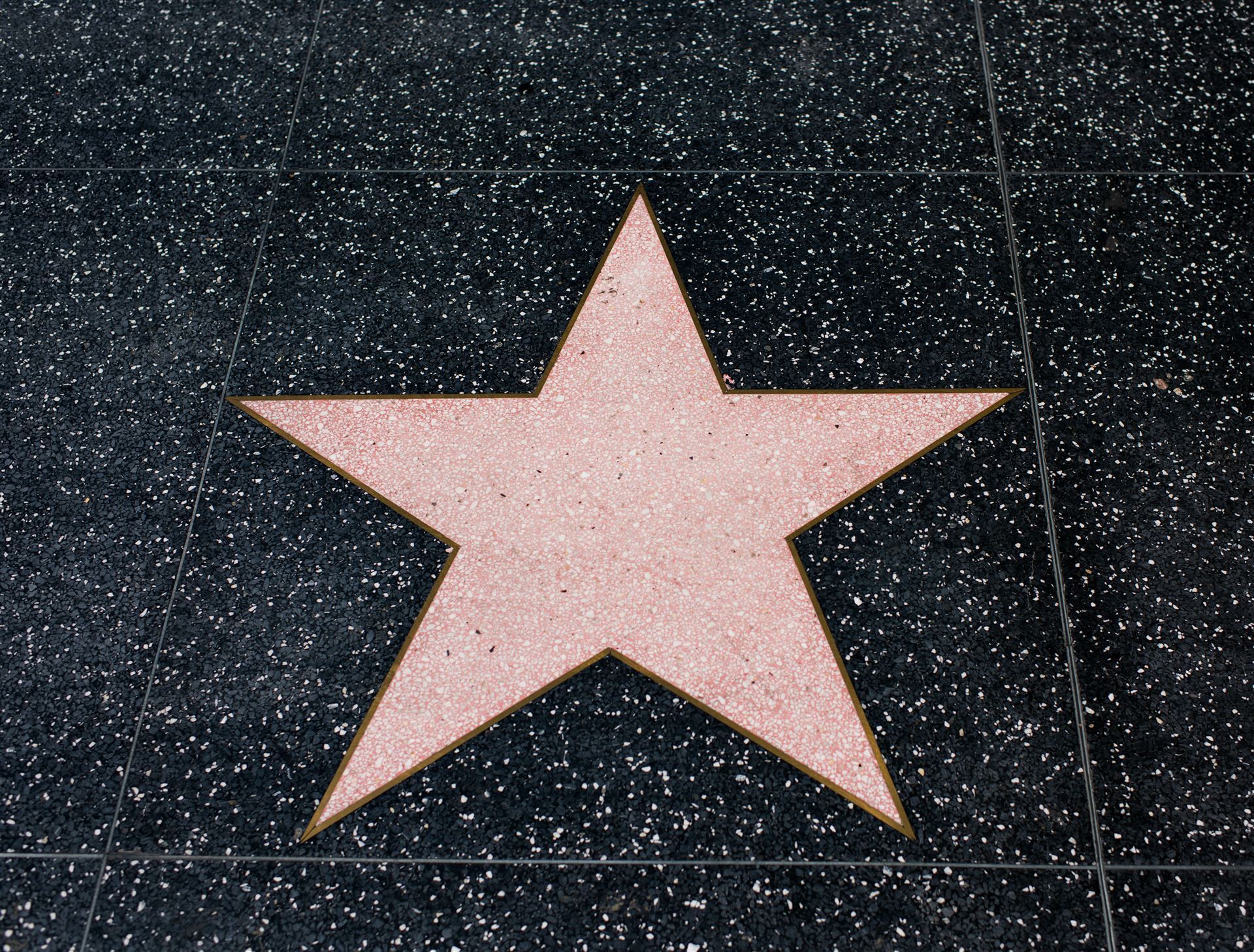 Leerer Stern auf dem Walk of Fame