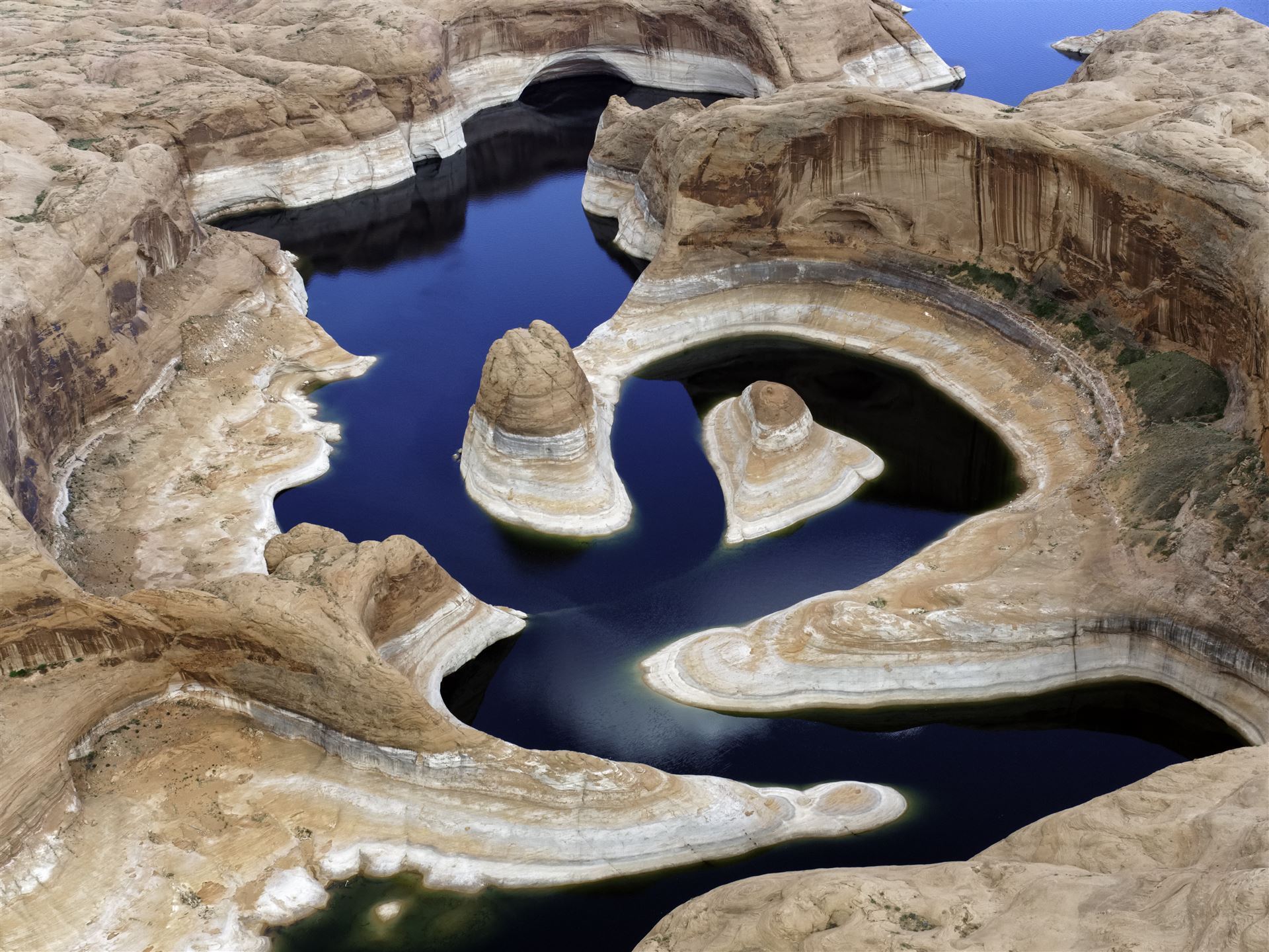 Luftaufnahme vom Lake Powell & Umgebung