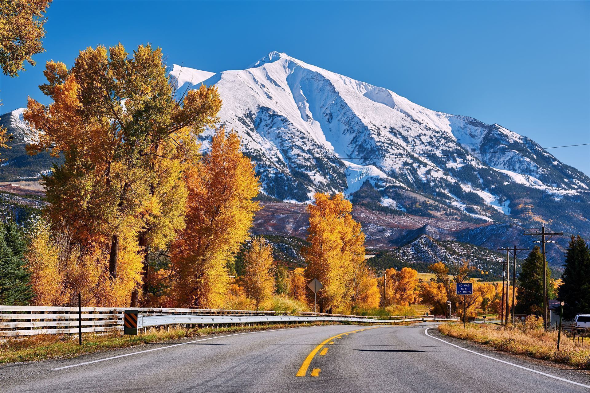 Rocky Mountains im Herbst