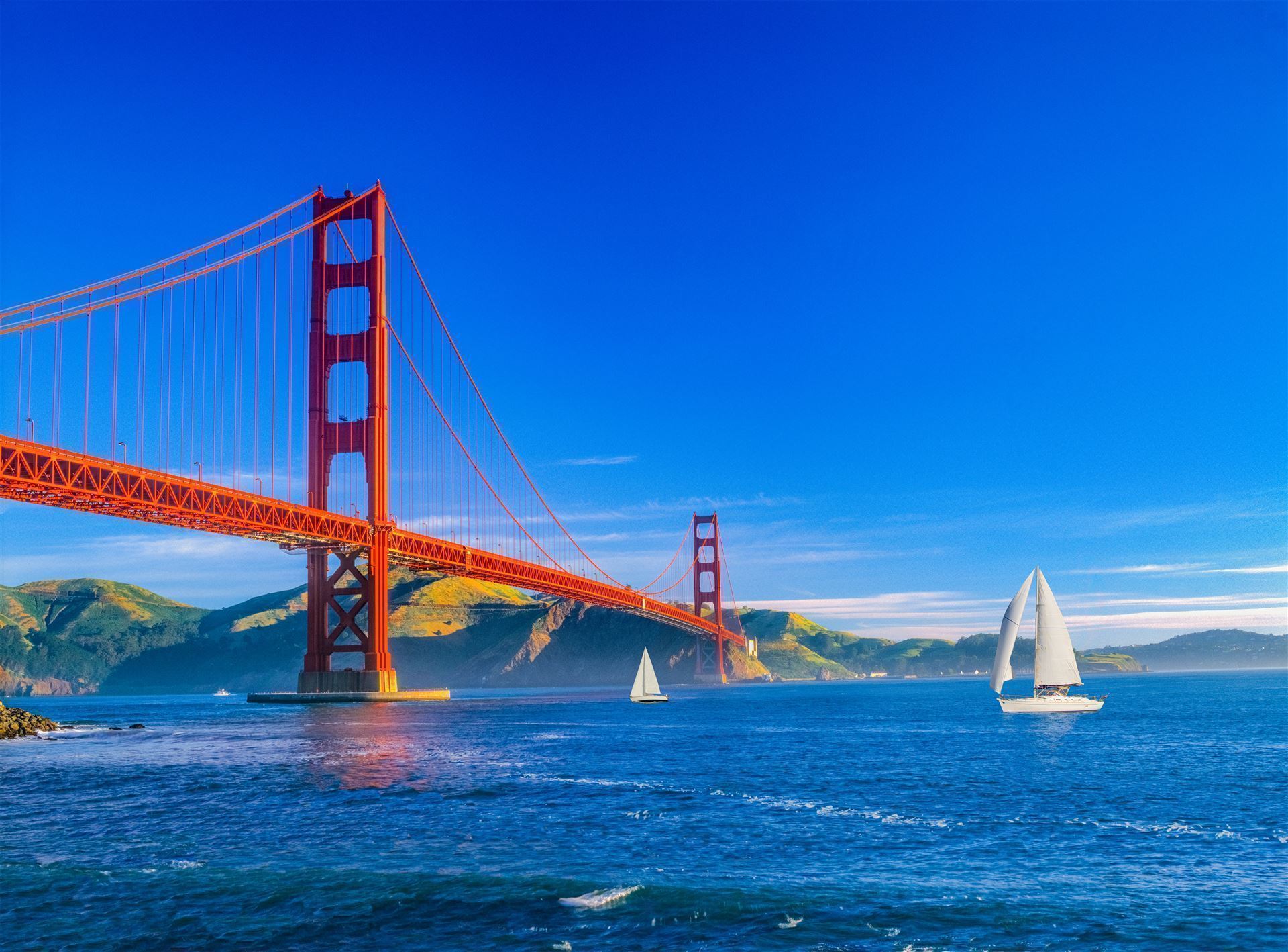 Golden Gate Bridge in der Golden Gate Bay