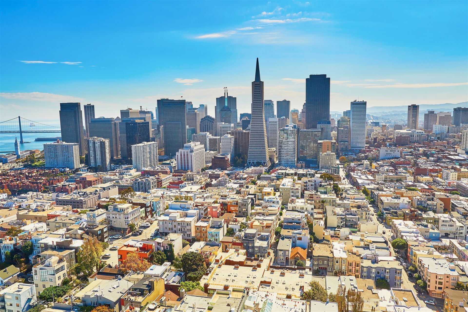 Malerische Aussicht in San Francisco