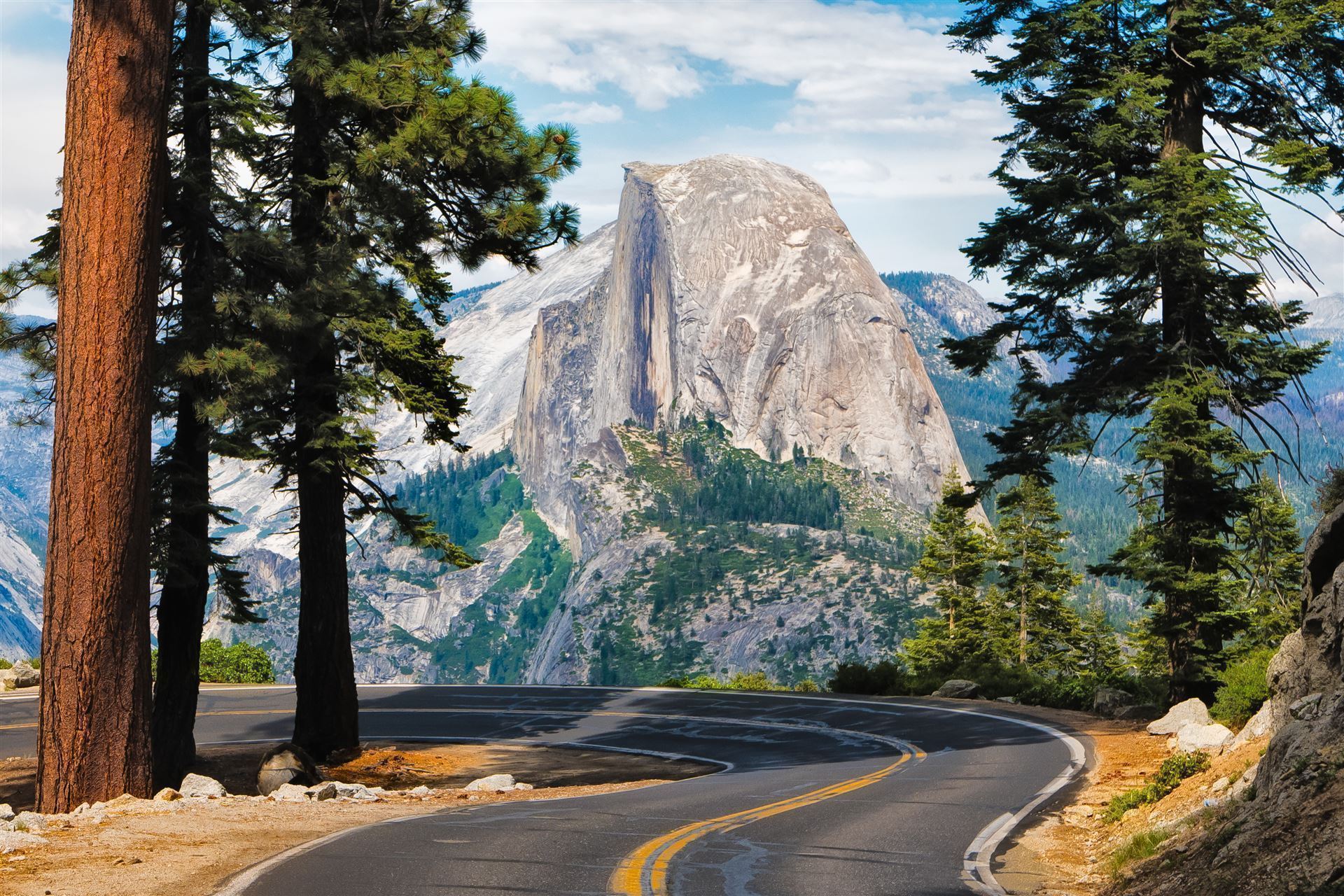 Blick zum Half Dome