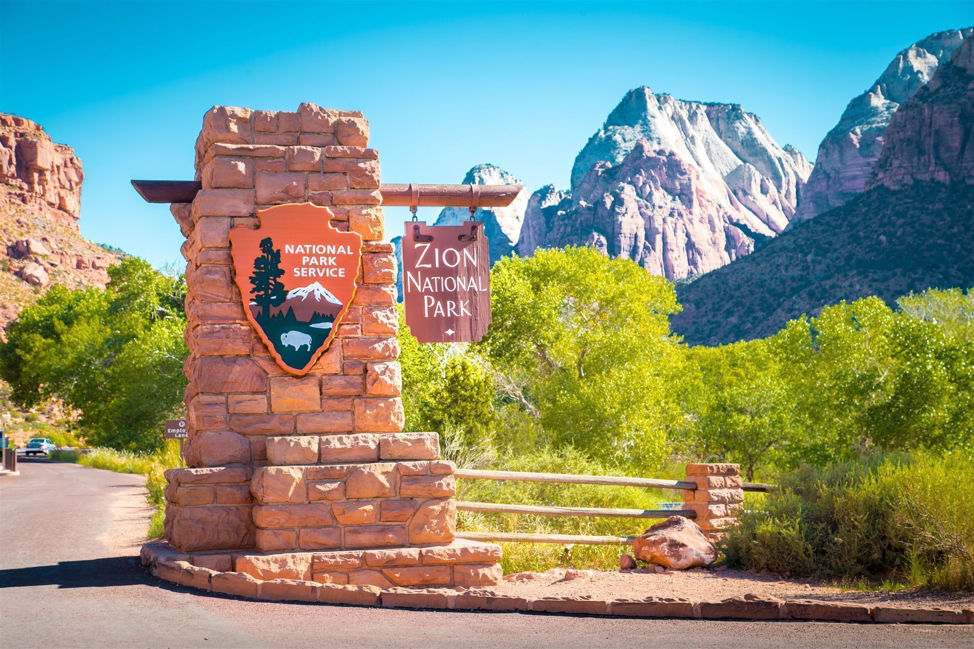 Eingang zum Zion Nationalpark