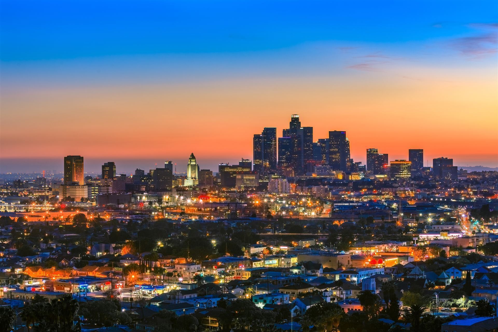 Los Angeles bei Nacht