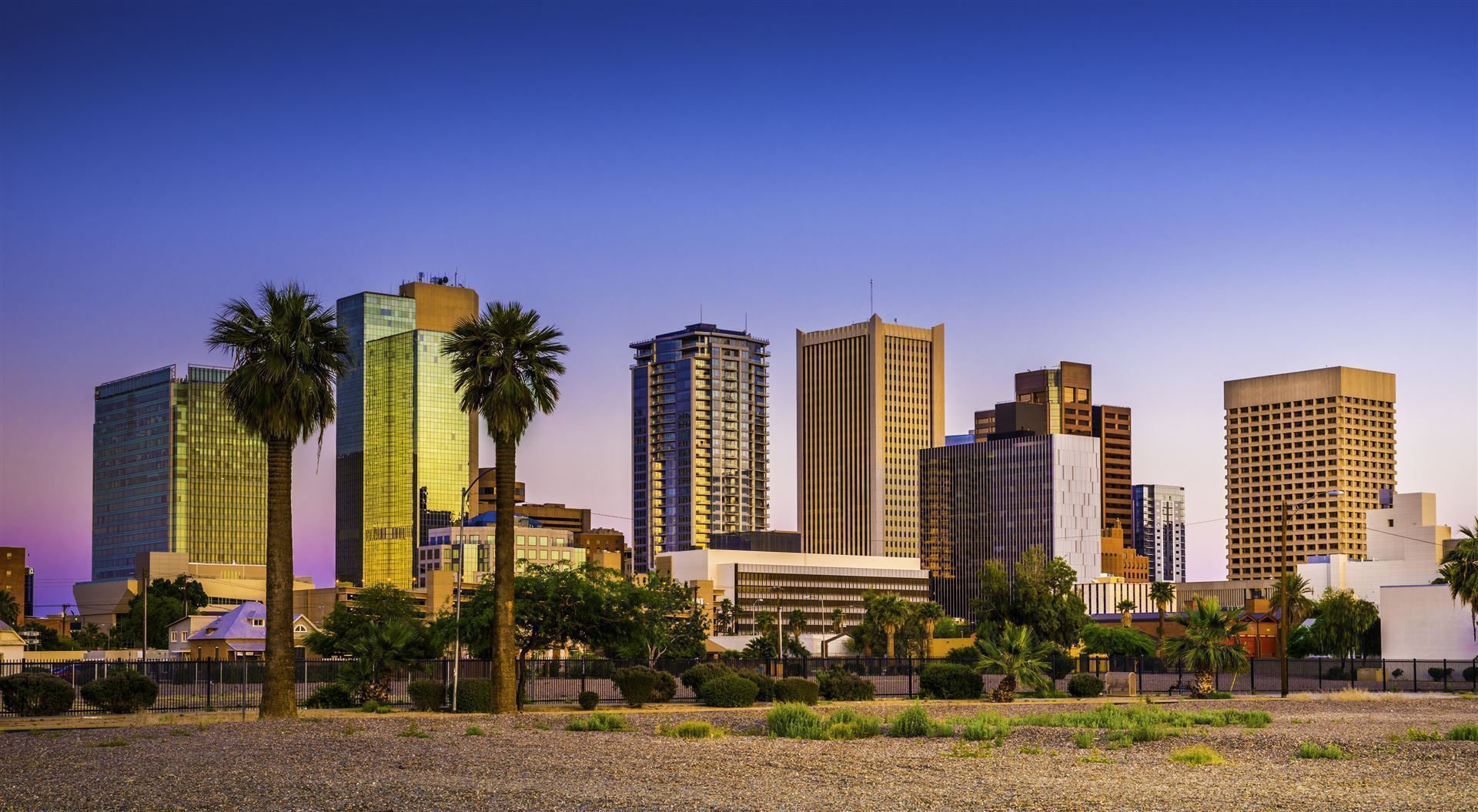 Sonnenuntergang in Phoenix