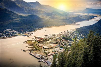 Blick auf Juneau