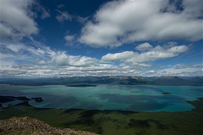 Blick auf den Lake Clark