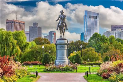 George Washington Statue im Public Garden
