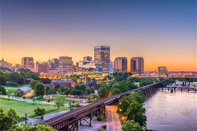 Skyline von Richmond in Virginia