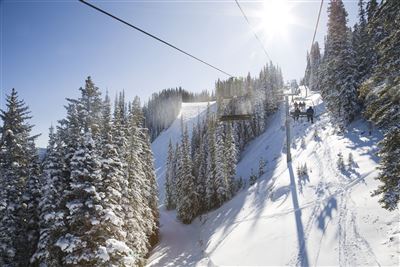 Skigebiet in Aspen