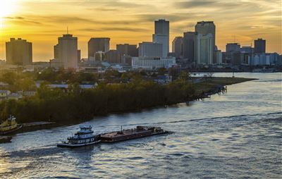 Mississippi River bei New Orleans