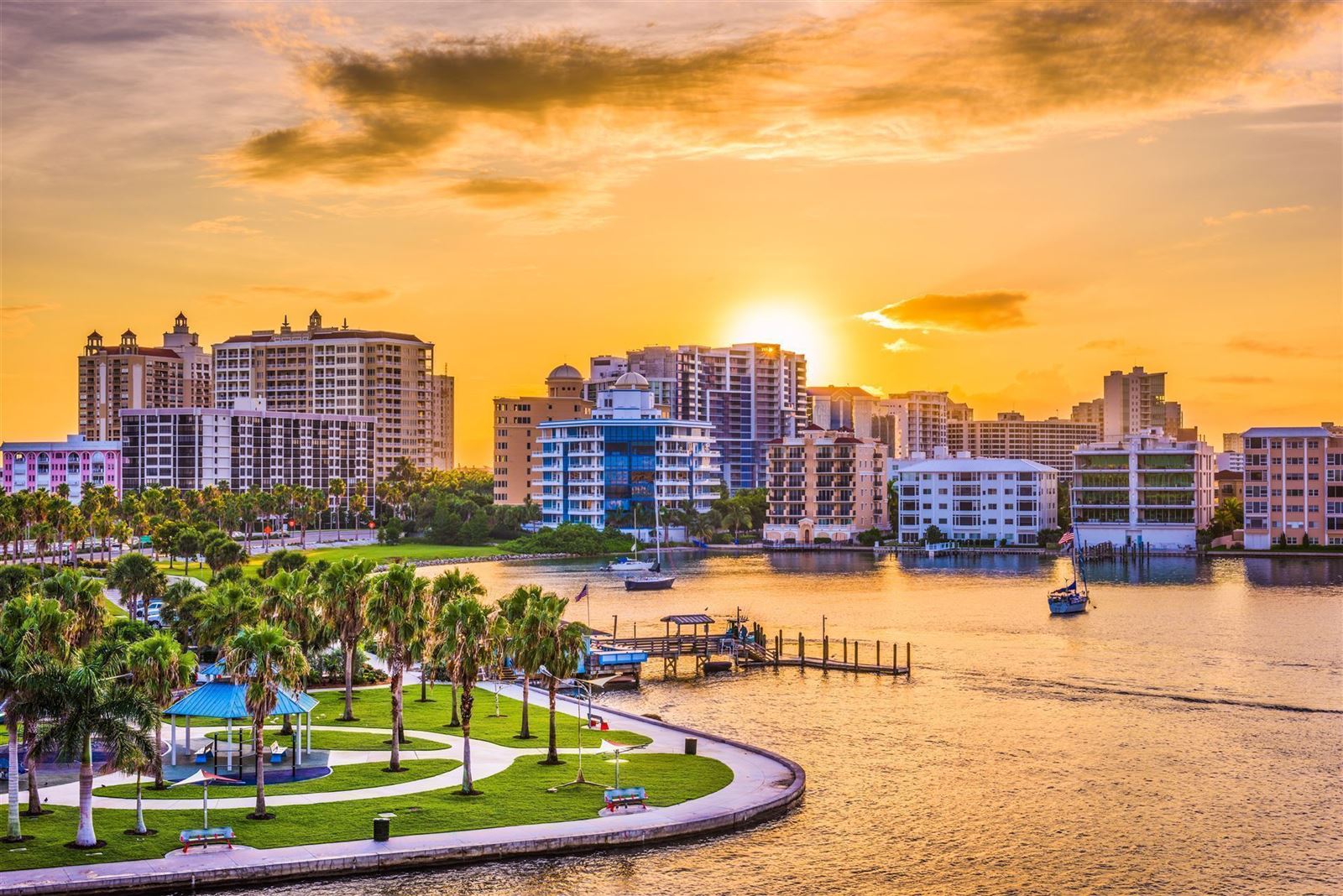Sonnenuntergang über Sarasota