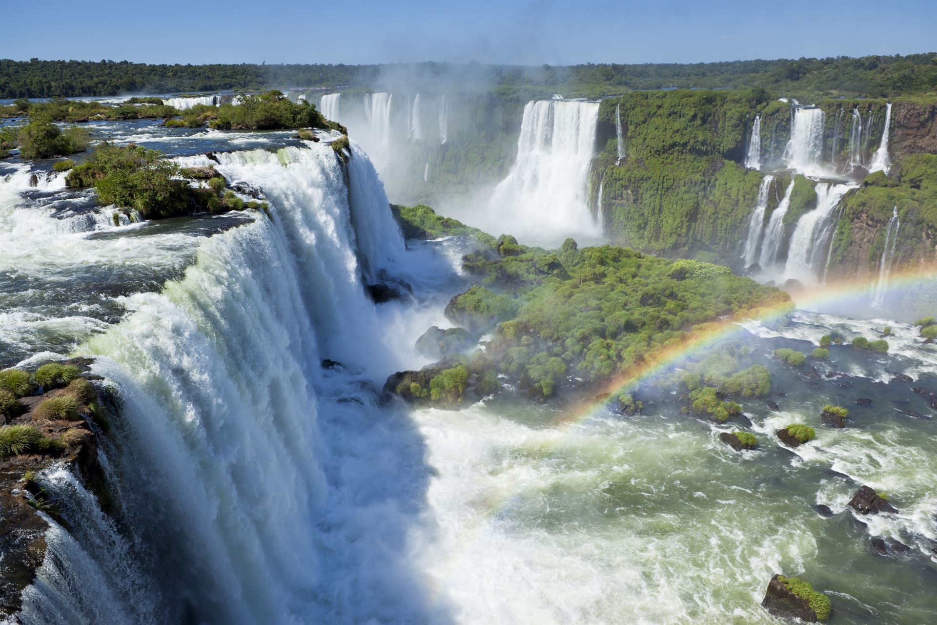 Garganta del Diablo mit Regenbogen