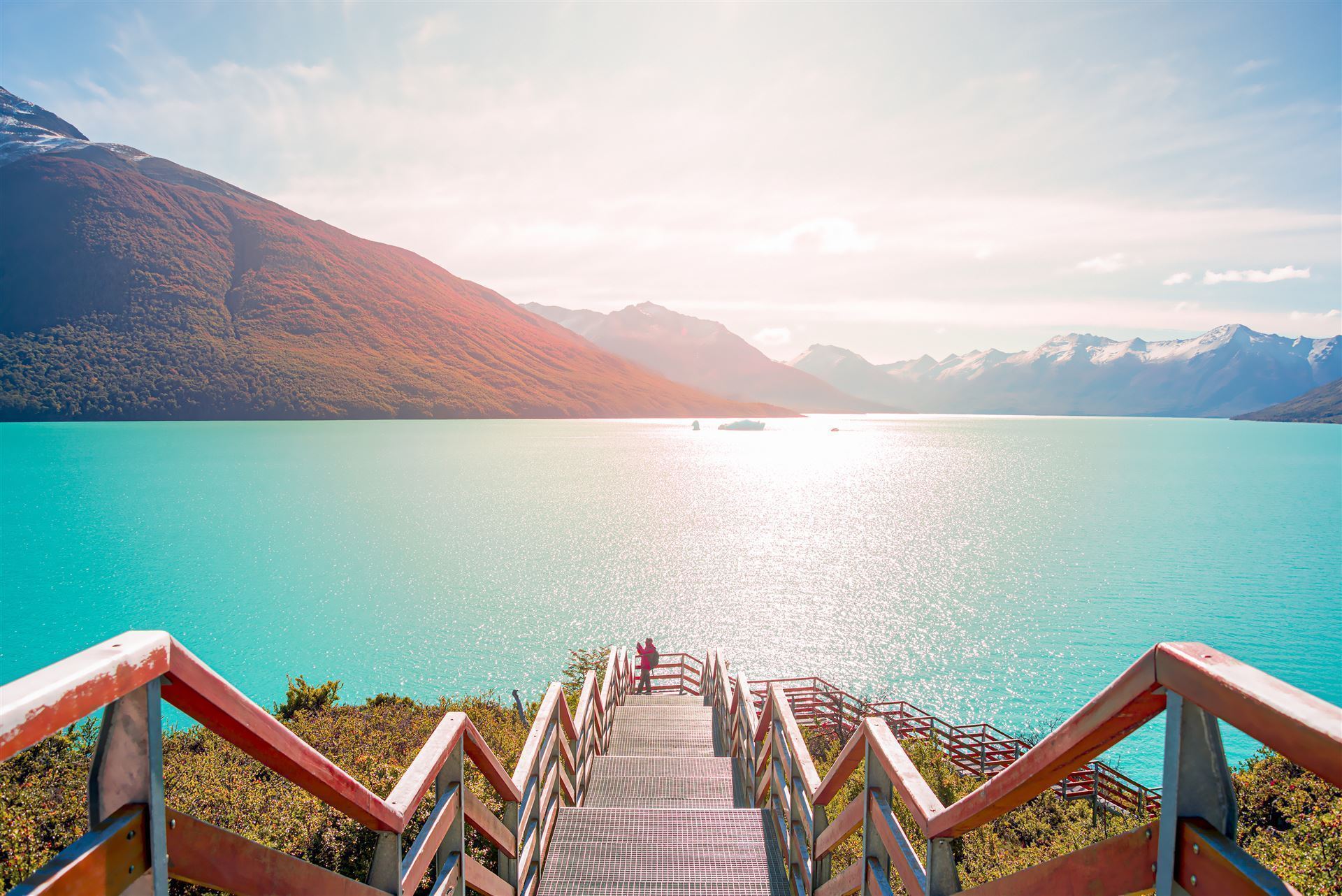 Lago Argentino im Herbst