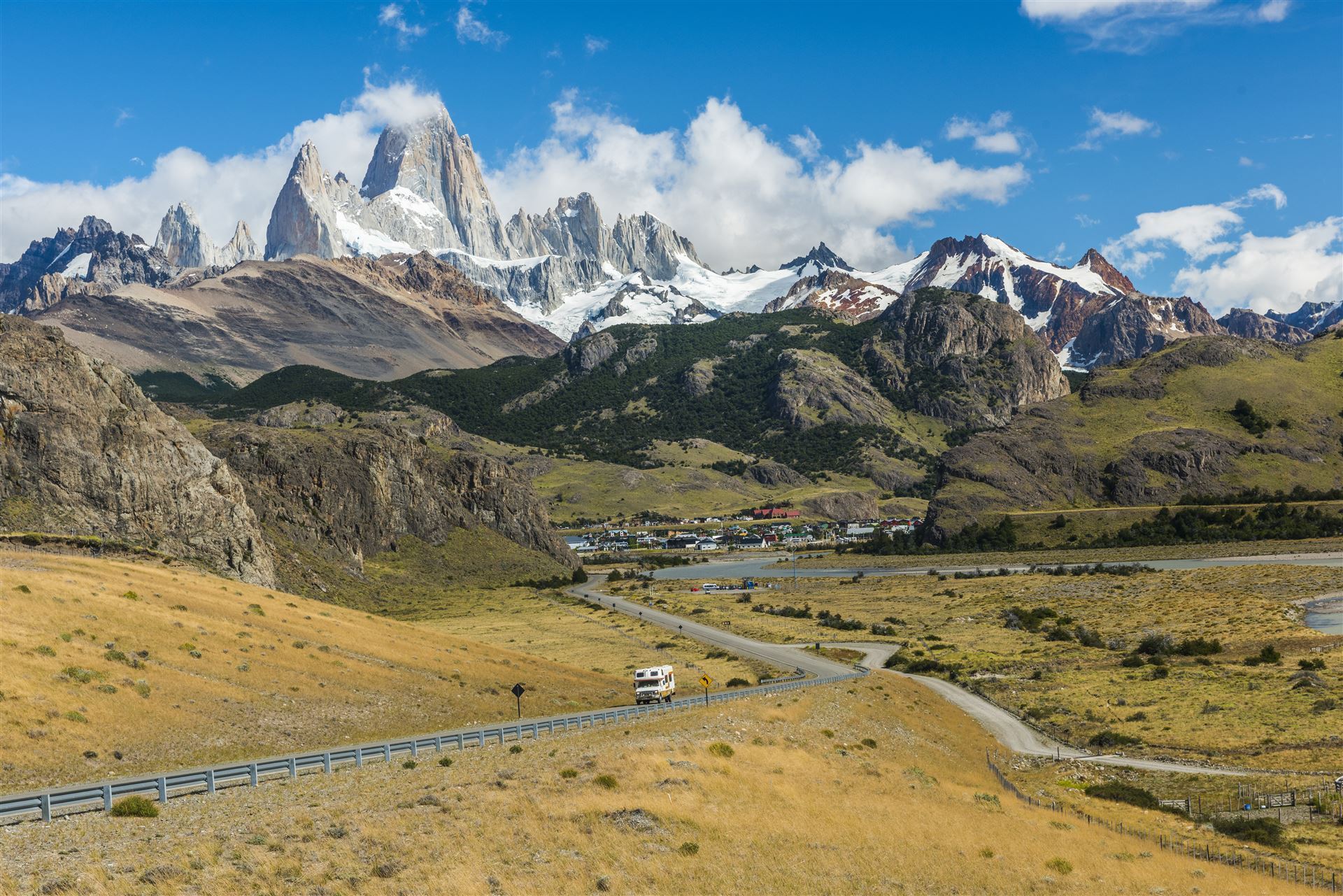Los Glaciares Nationalpark mit Berg Fitz Roy