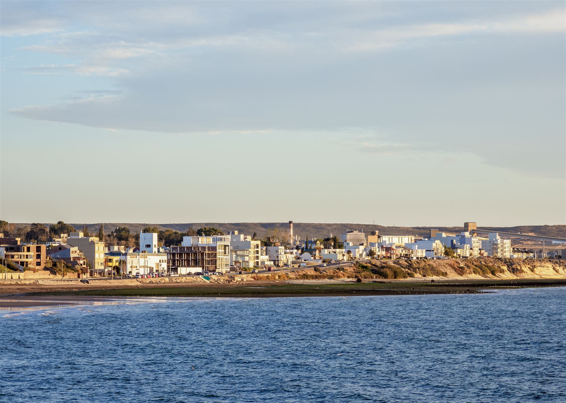 Blick auf die Stadt mit Beach