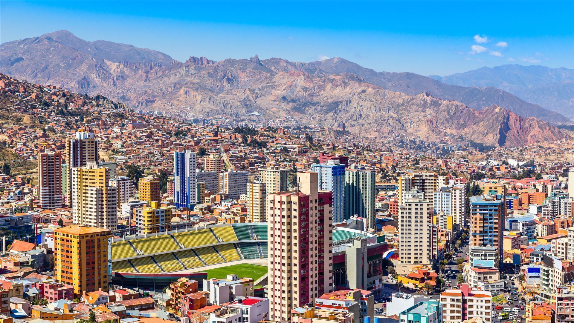 La Paz mit Stadtzentrum