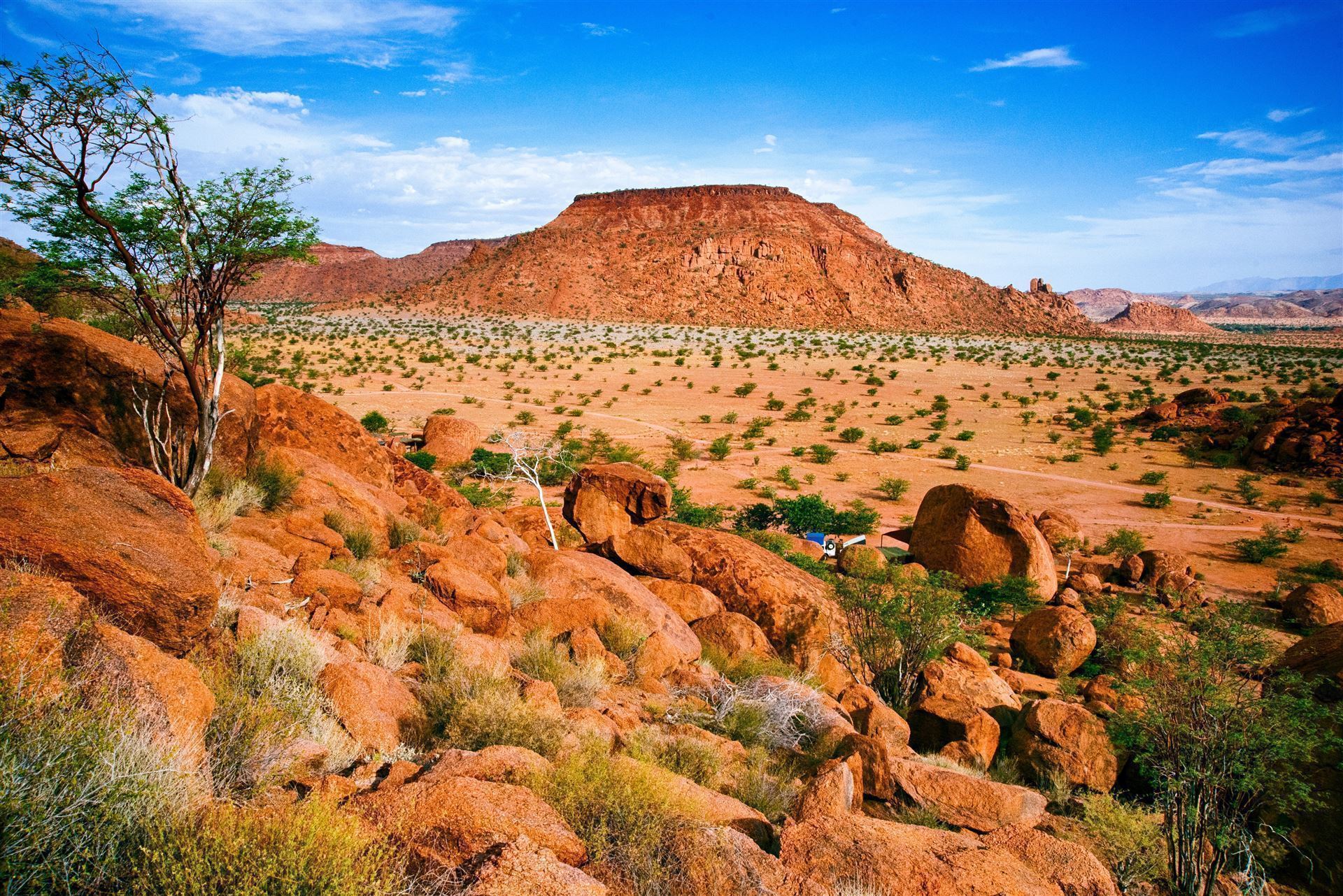 Ausblick auf die Landschaft